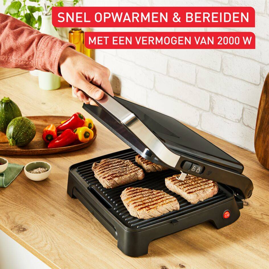 Inicio Classic Black GC2718 paninimaker & grill