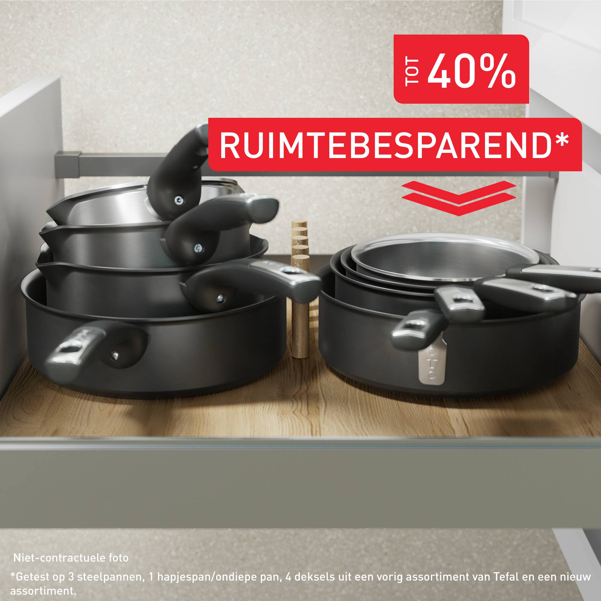 Experience Ceram keramische hapjespan 24 cm + deksel - inductie