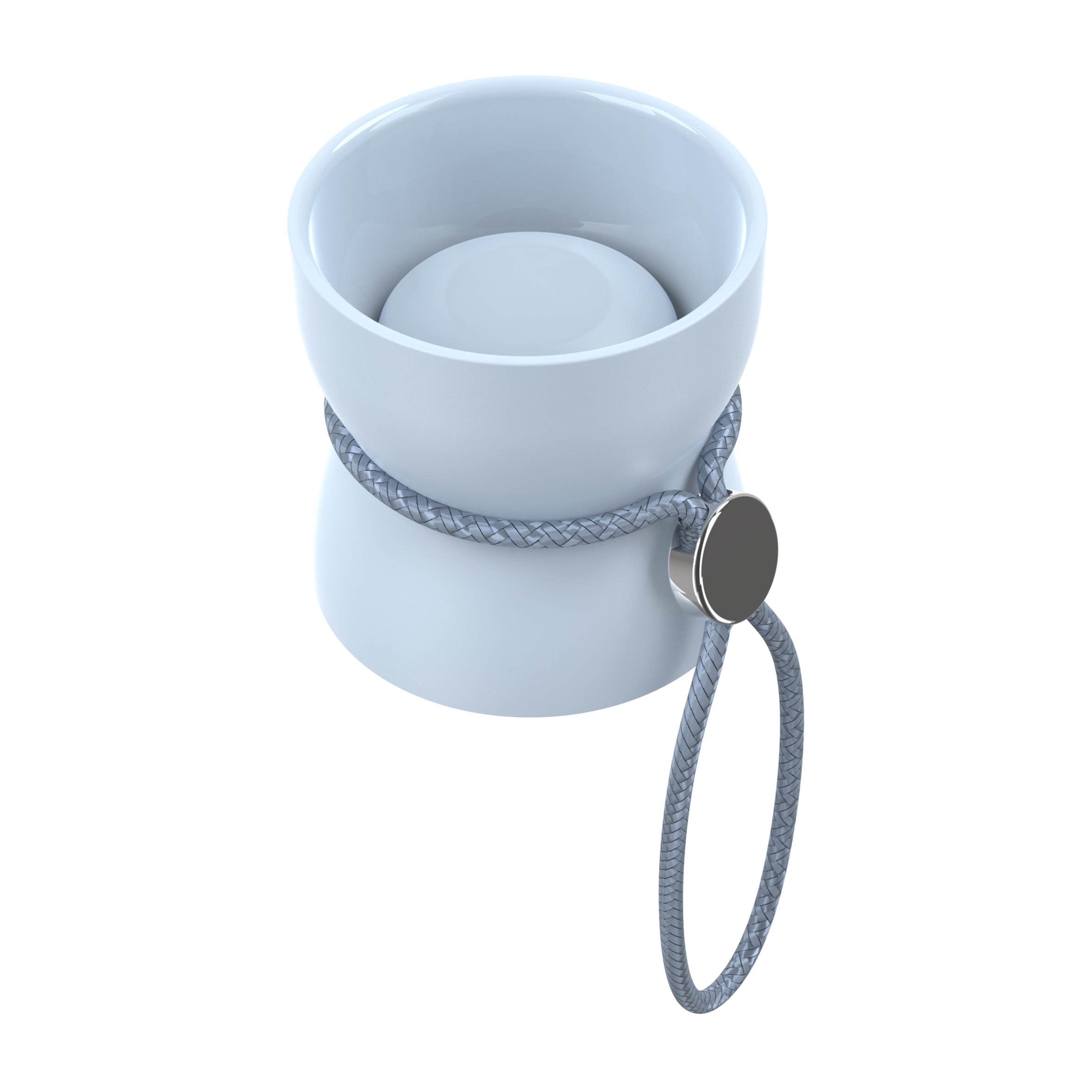 beYou N2191610 travel mug met kopvormige dop blauw (0,36L)