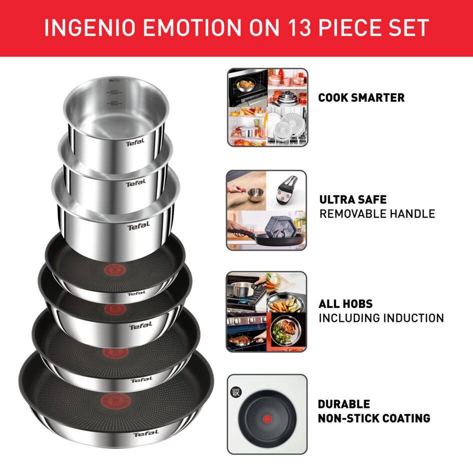 Ingenio Emotion ON 13-delige set - inductie