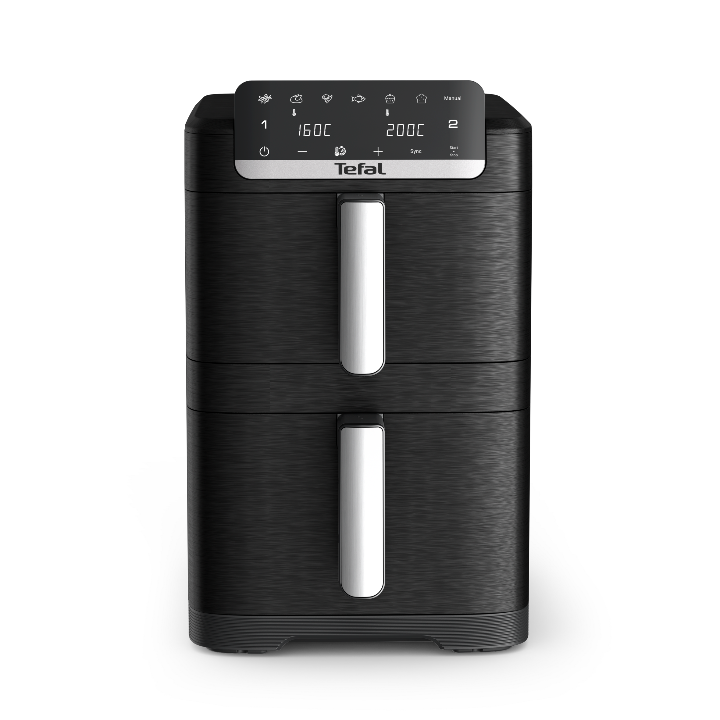 Easy Fry Crispy Stack EY7528 10L dubbele air fryer