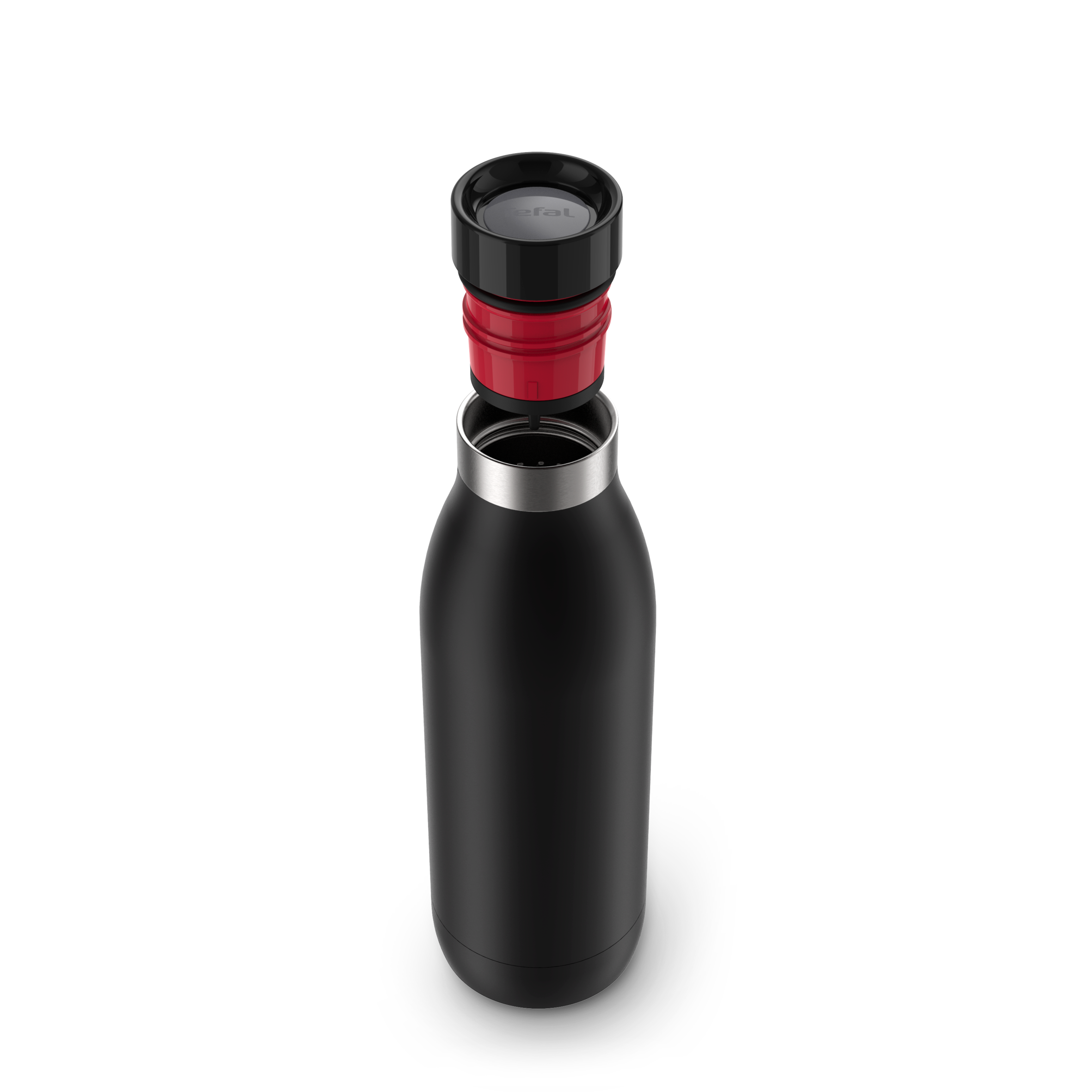 Bludrop Basic N3110110 drinkfles 0,5L RVS/Zwart