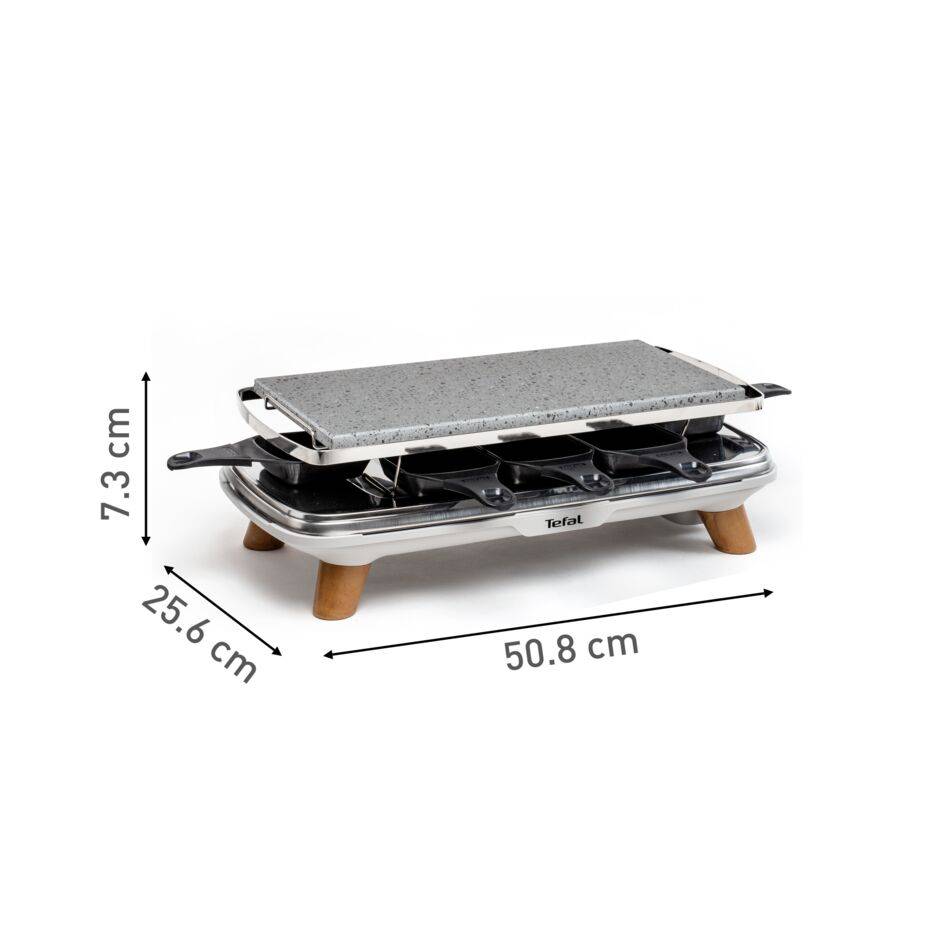 2-in-1 Raclette Pierrade PR620D Gourmetstel
