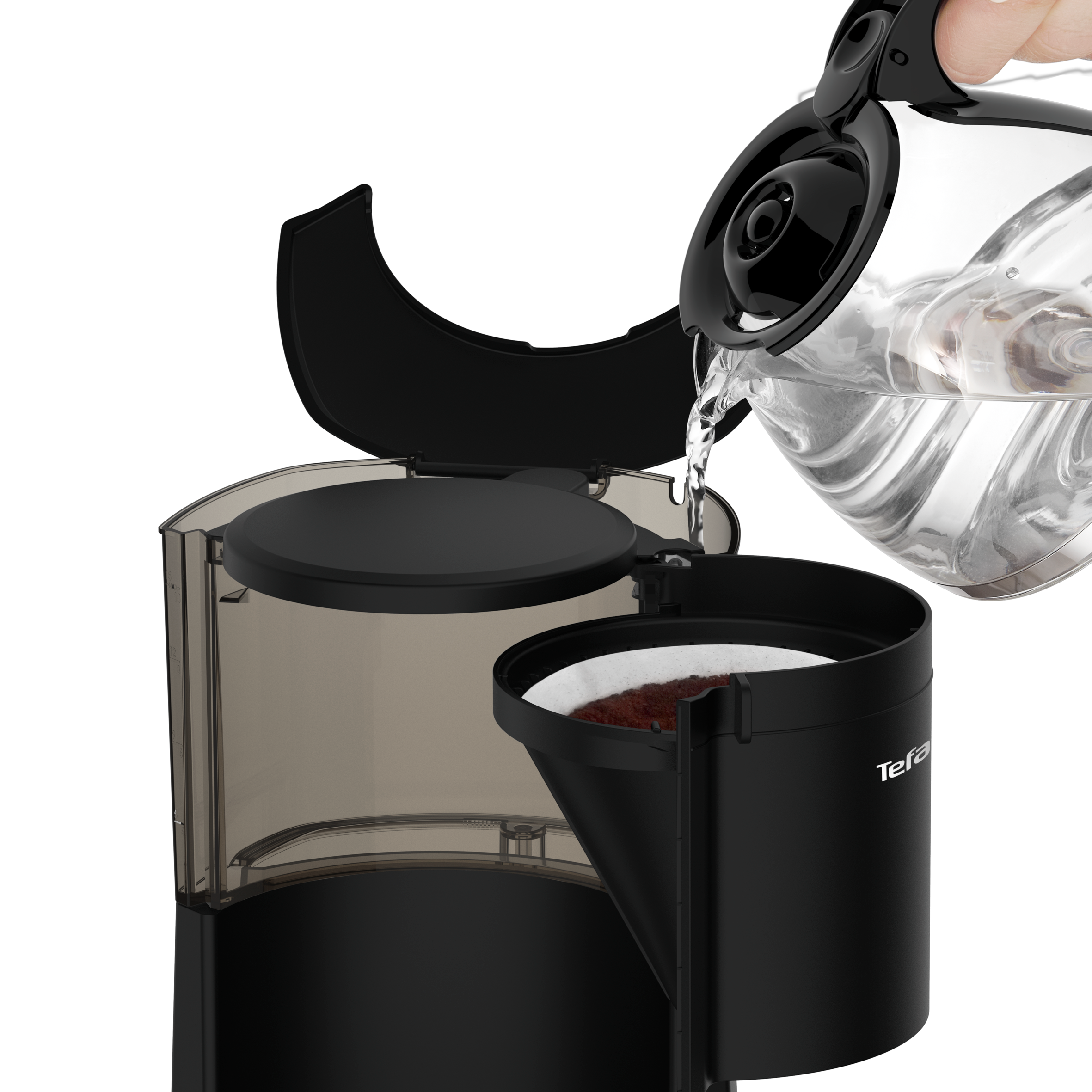 TEFAL FILTER COFFEE MAKER Matt black CM272N15