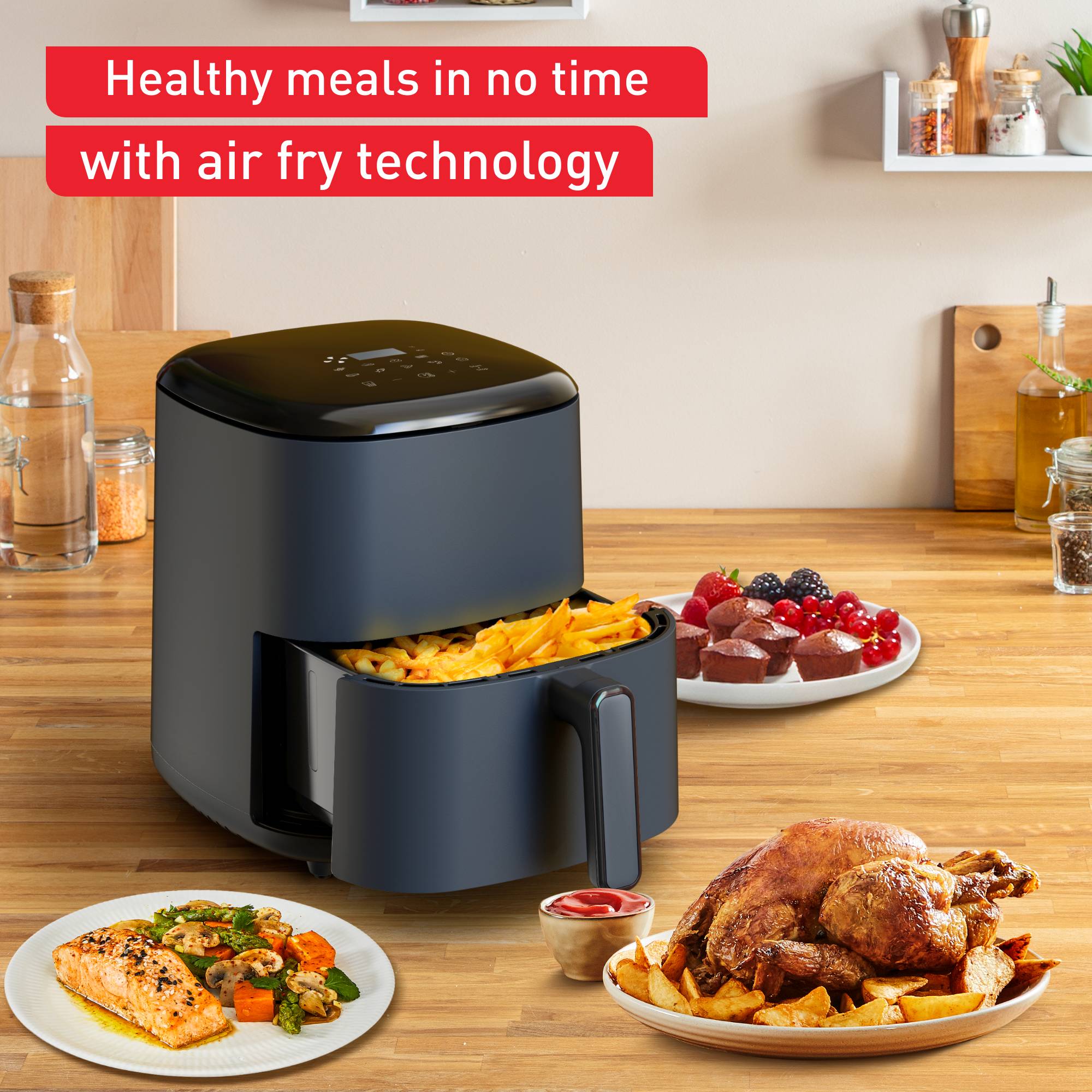 Easy Fry Max 5L EY245B heteluchtfriteuse java pepper