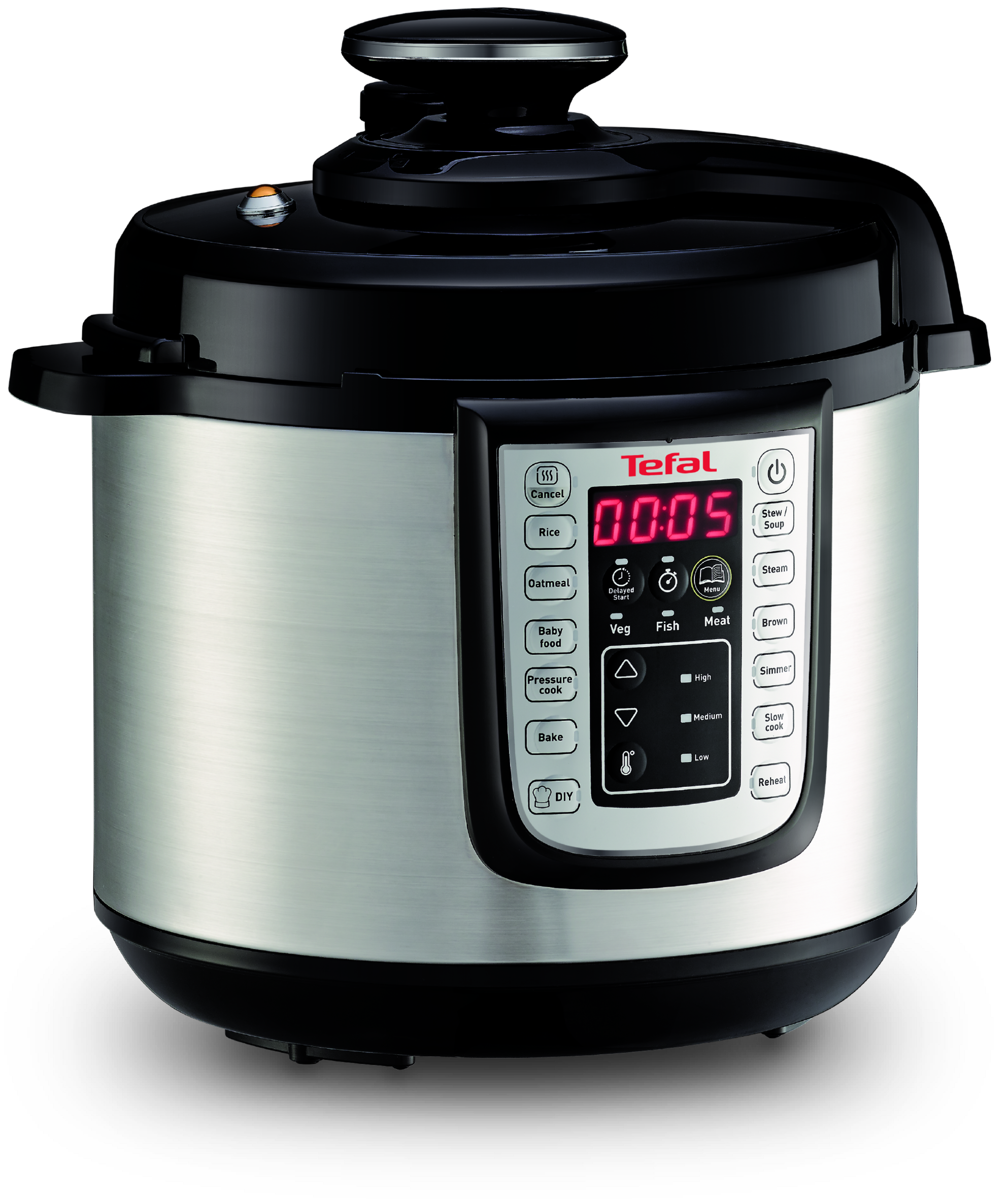 All-in-One CY505E Slowcooker, multicooker en snelkookpan