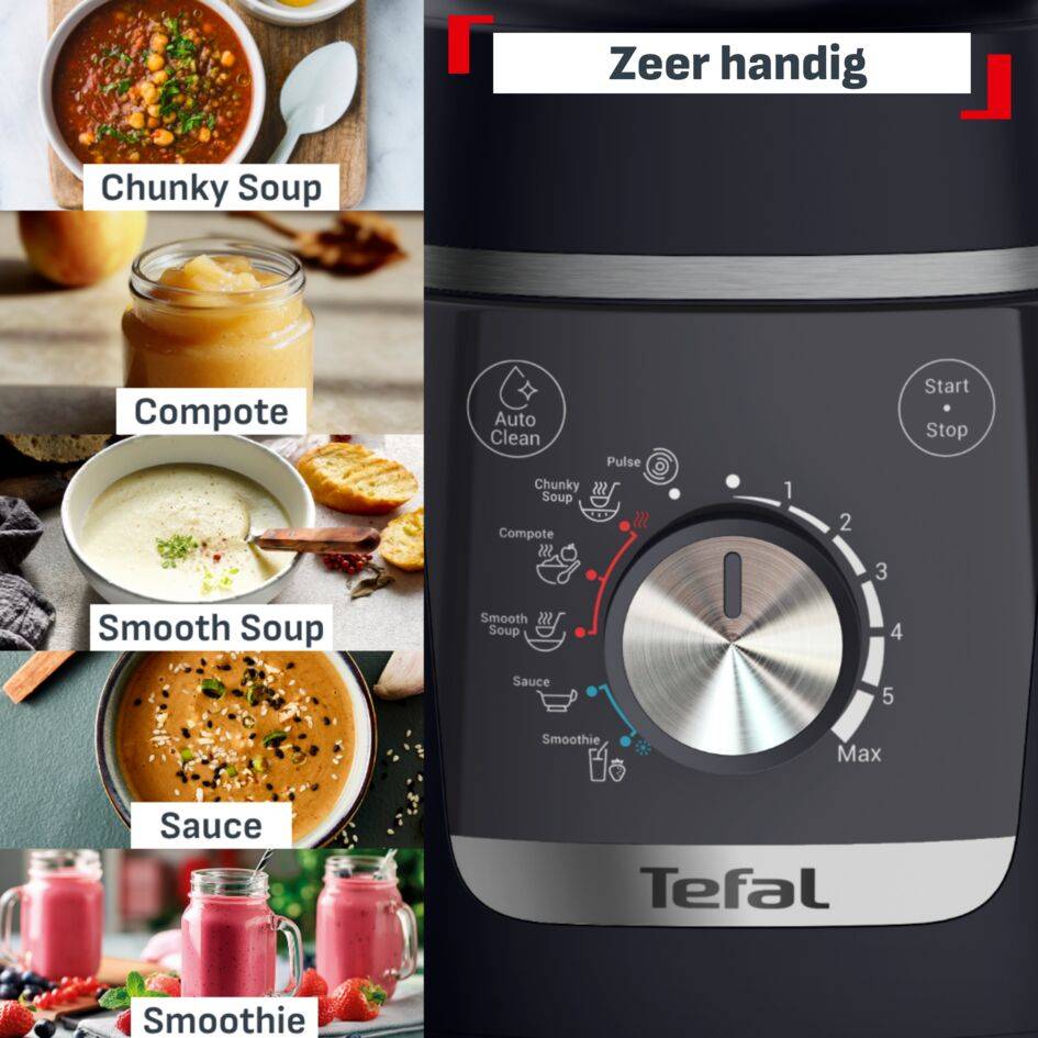 Blendforce Cook BL5768 Blender met kookfunctie - 6 snelheden - 5 programma's - 1000 W - 1,5 L