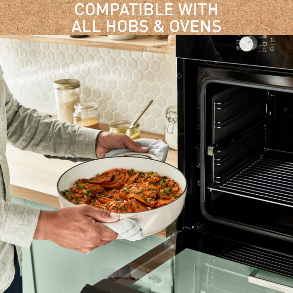 LOV Lage braadpan beige - 3,8 L - inductie