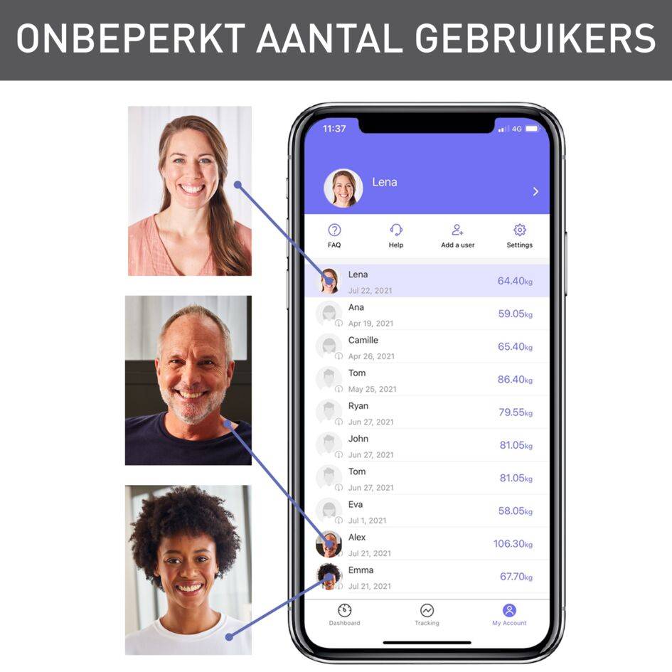 Goodvibes Life + BM9620 Personenweegschaal