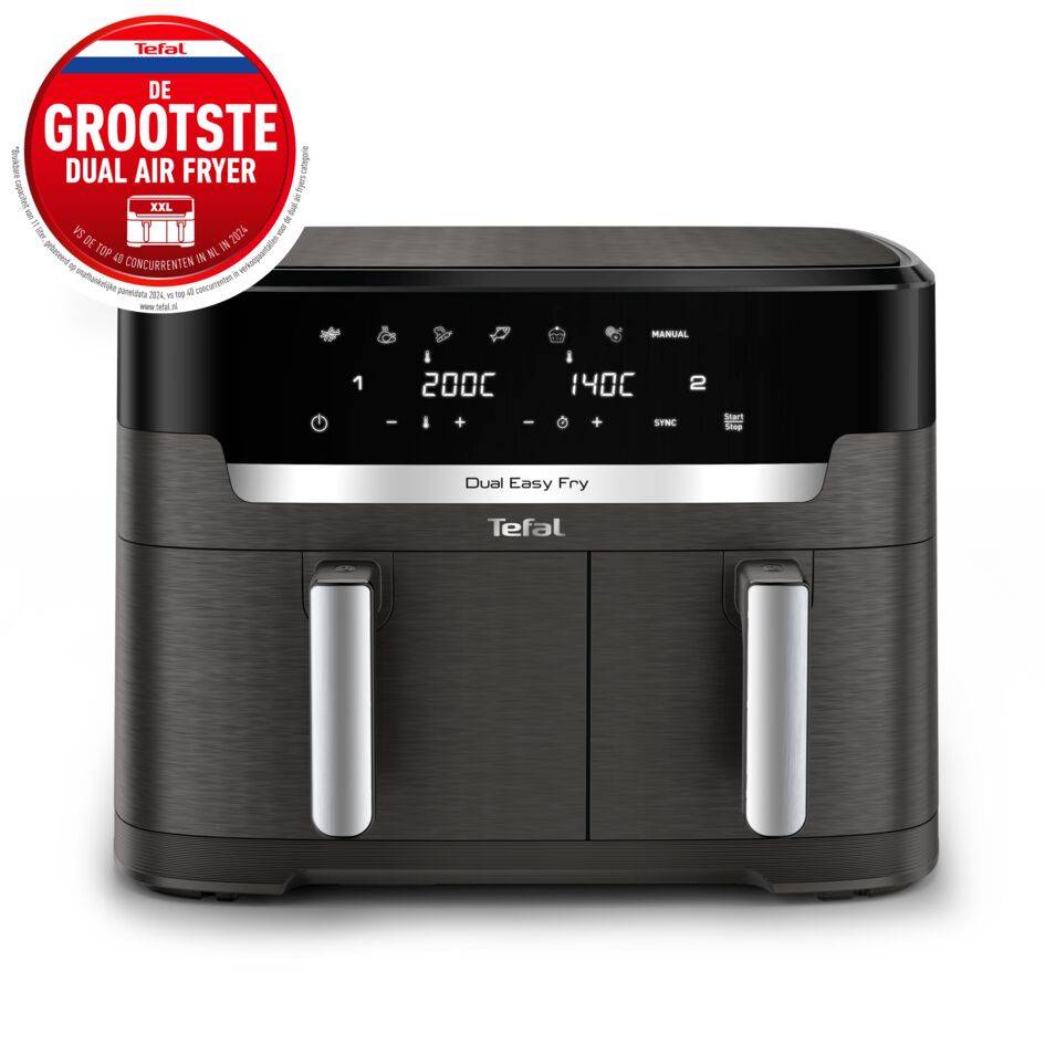 Easy Fry Dual XXL EY942H dubbele heteluchtfriteuse
