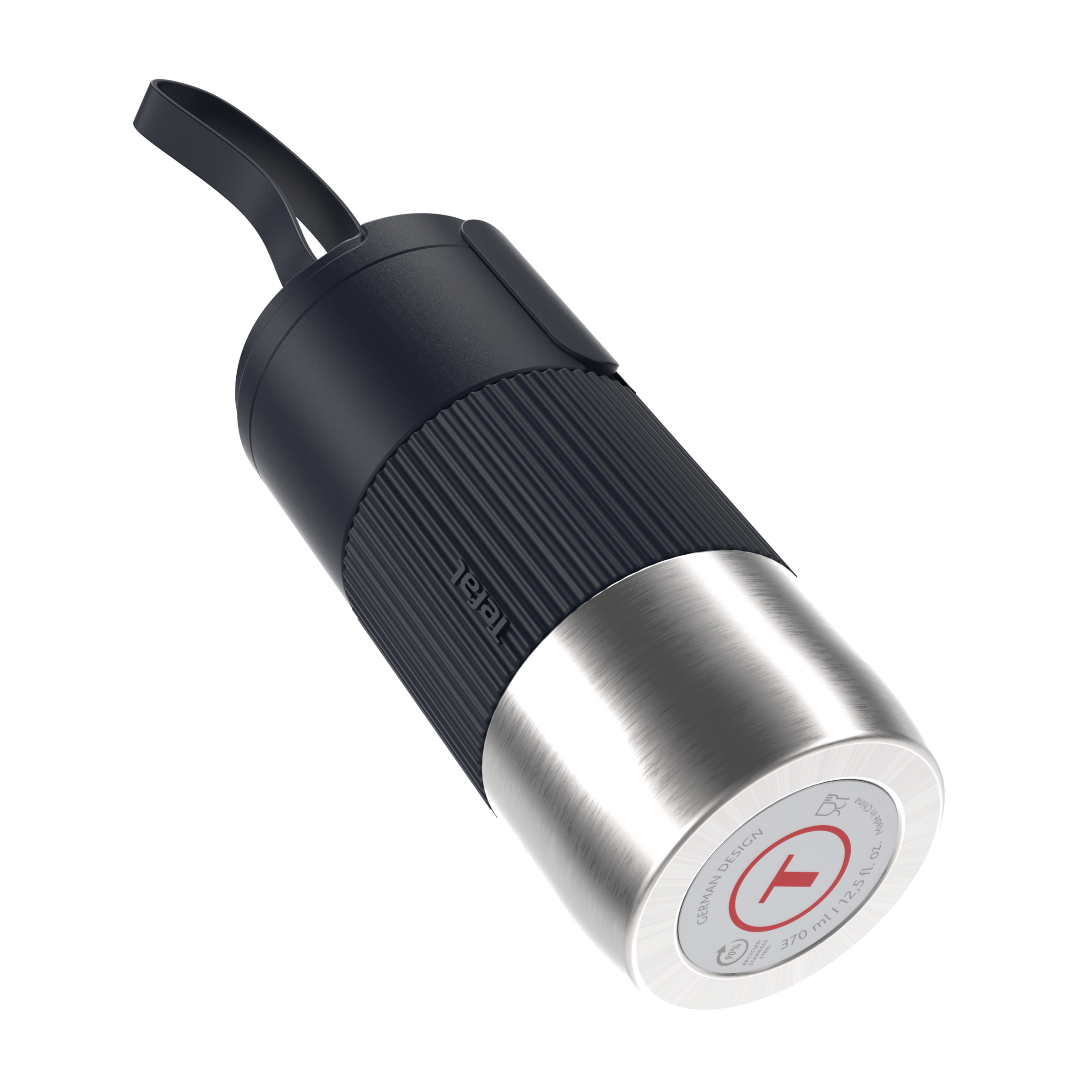 beYou N2190110 travel mug met flip-dop zwart (0,36L)