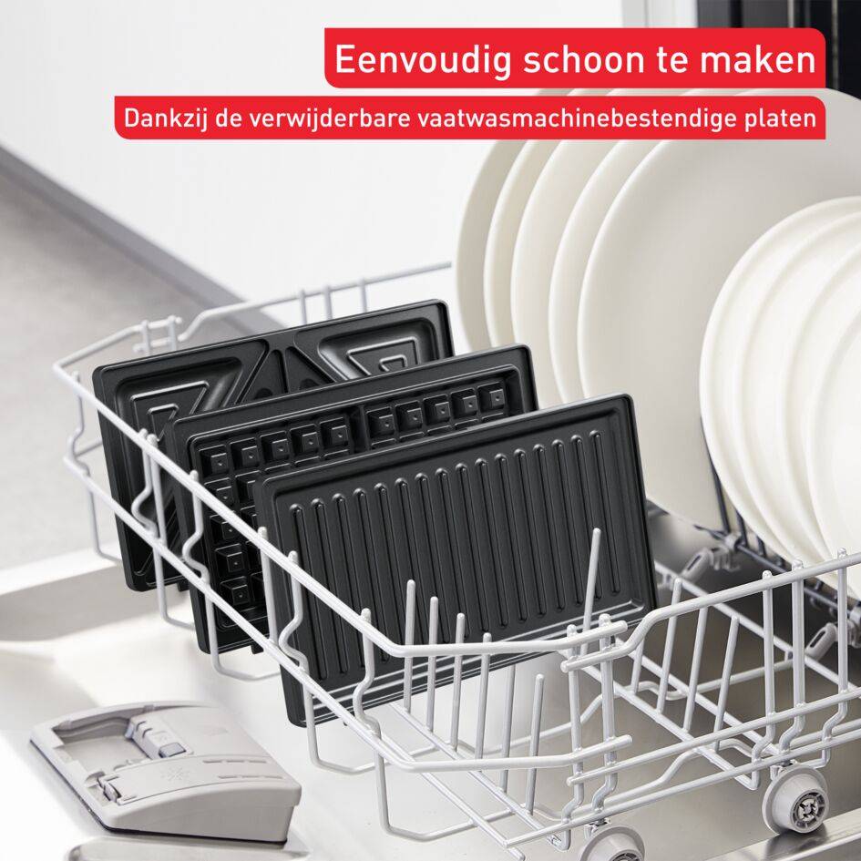 UltraCompact 3in1 SW383D wafel-, tosti-ijzer & contactgrill