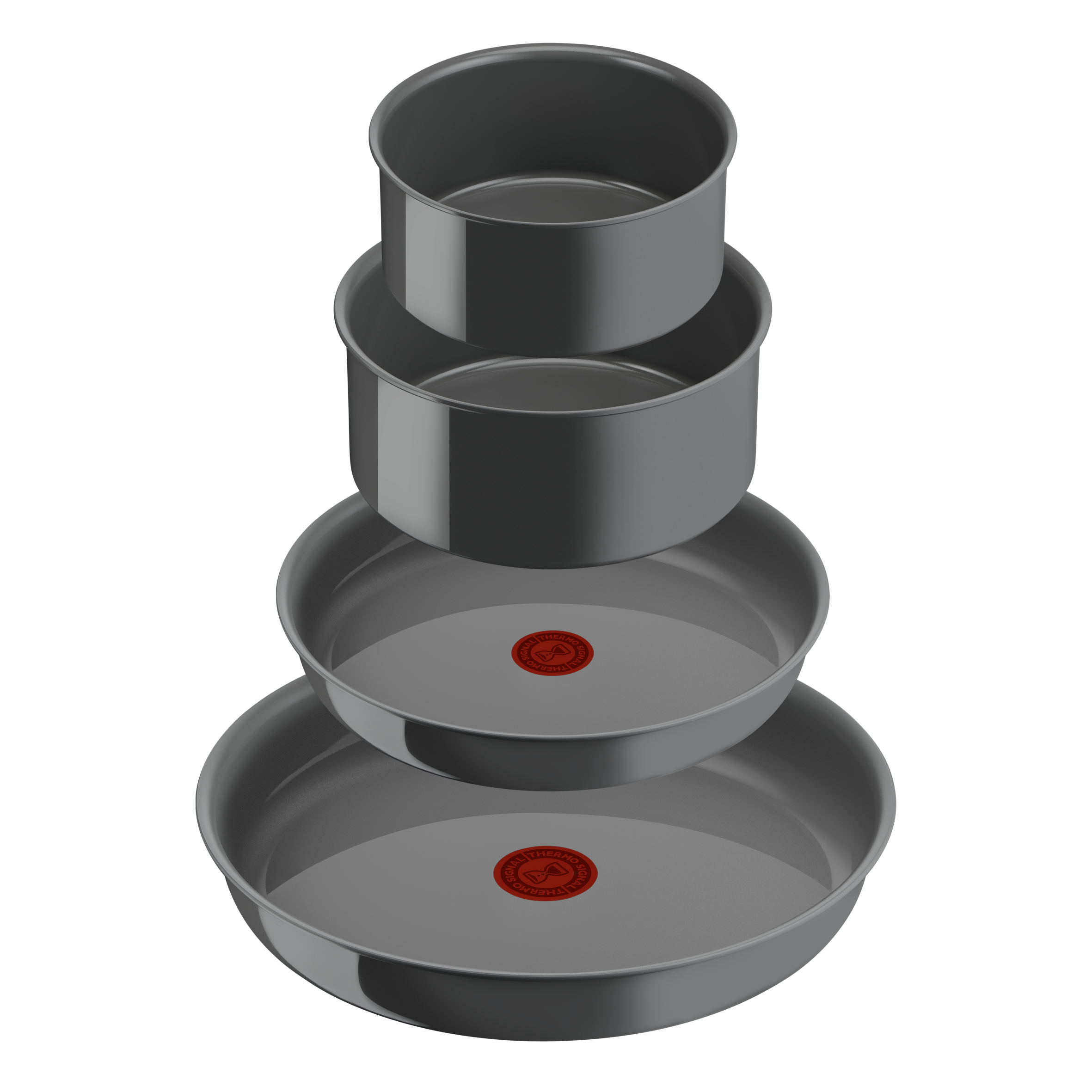 Ingenio Renew ON 5-delige set (koekenpan 22/28 cm, steelpan16/20 cm, handgreep) - inductie