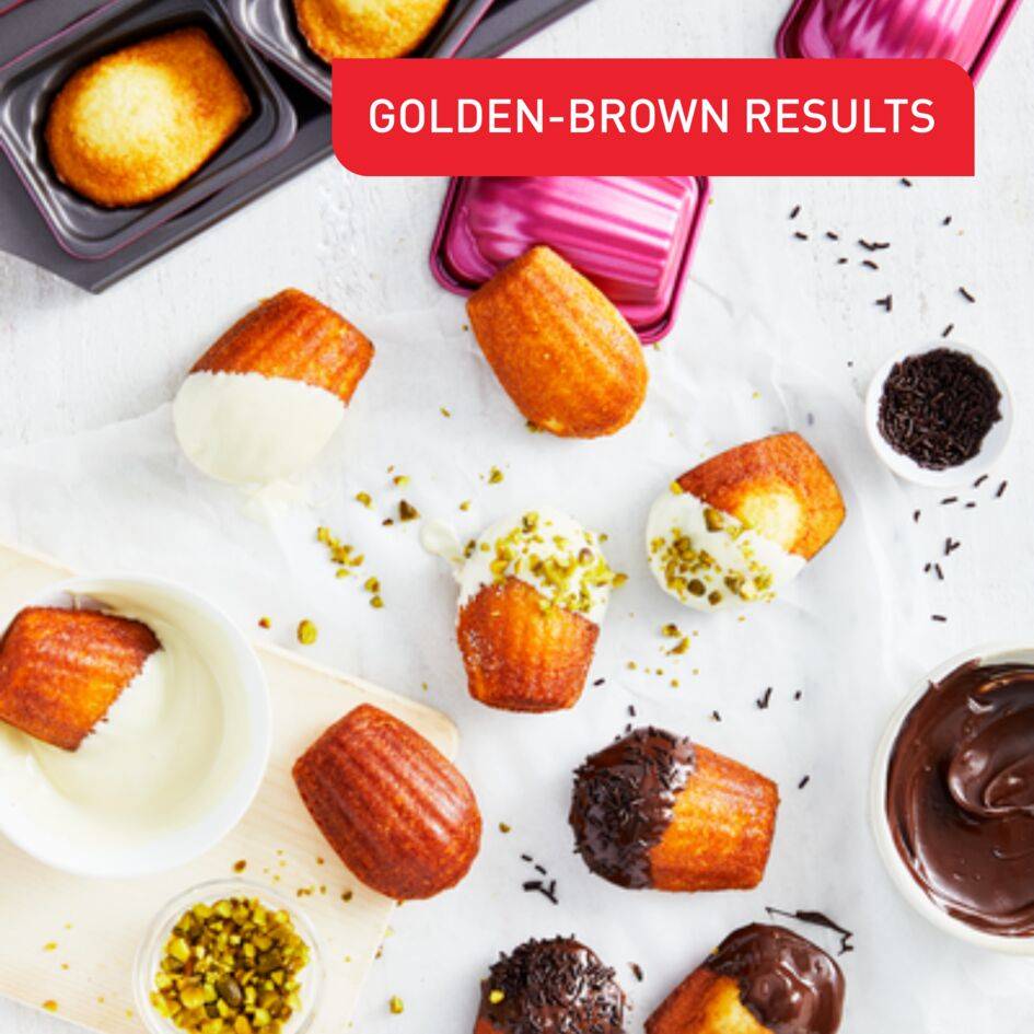 Creabake set van 3 madeleine vormen