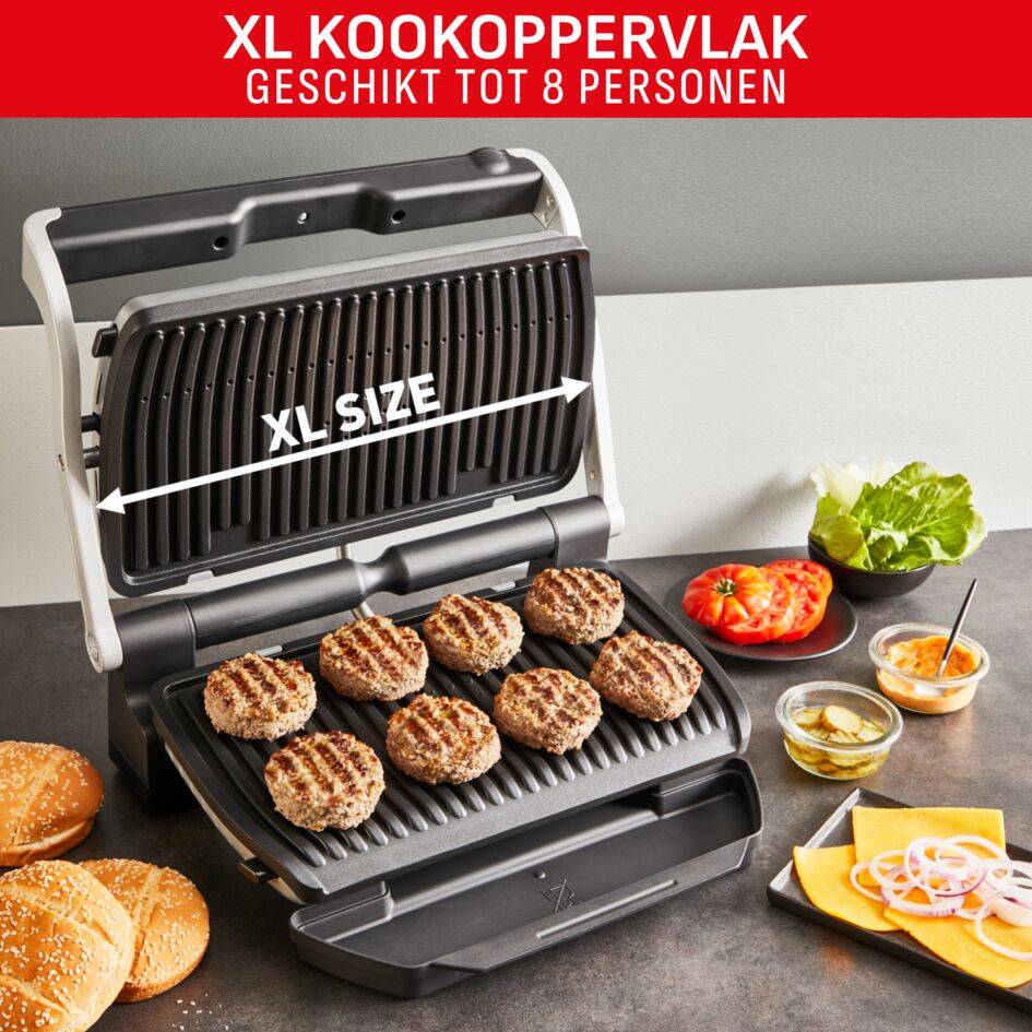 OptiGrill+ XL GC728D intelligente grill met tang