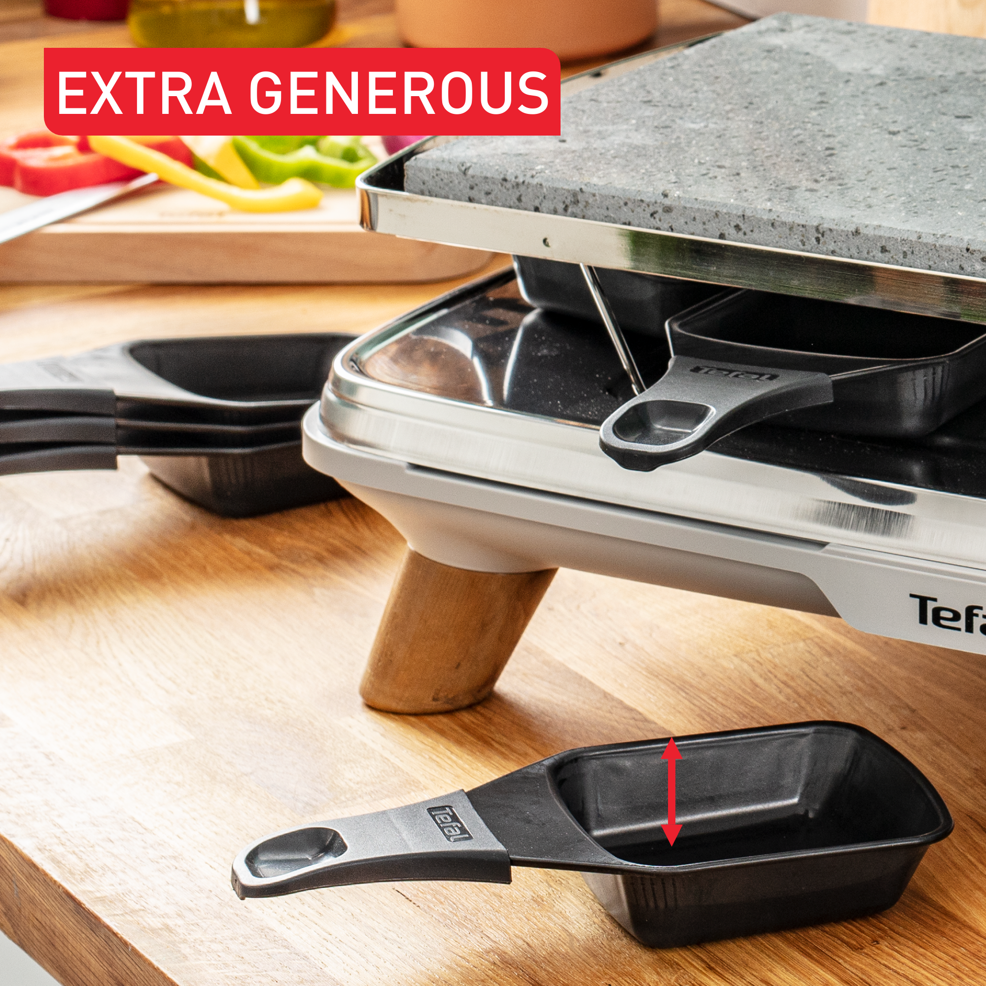 2-in-1 Raclette Pierrade PR620D Gourmetstel