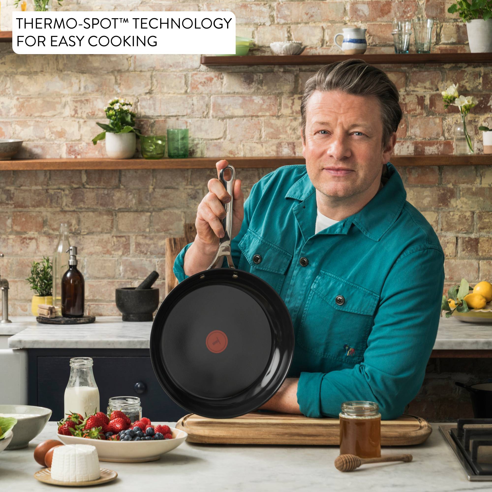 Jamie Oliver by Tefal Smart Cook koekenpan 24 cm