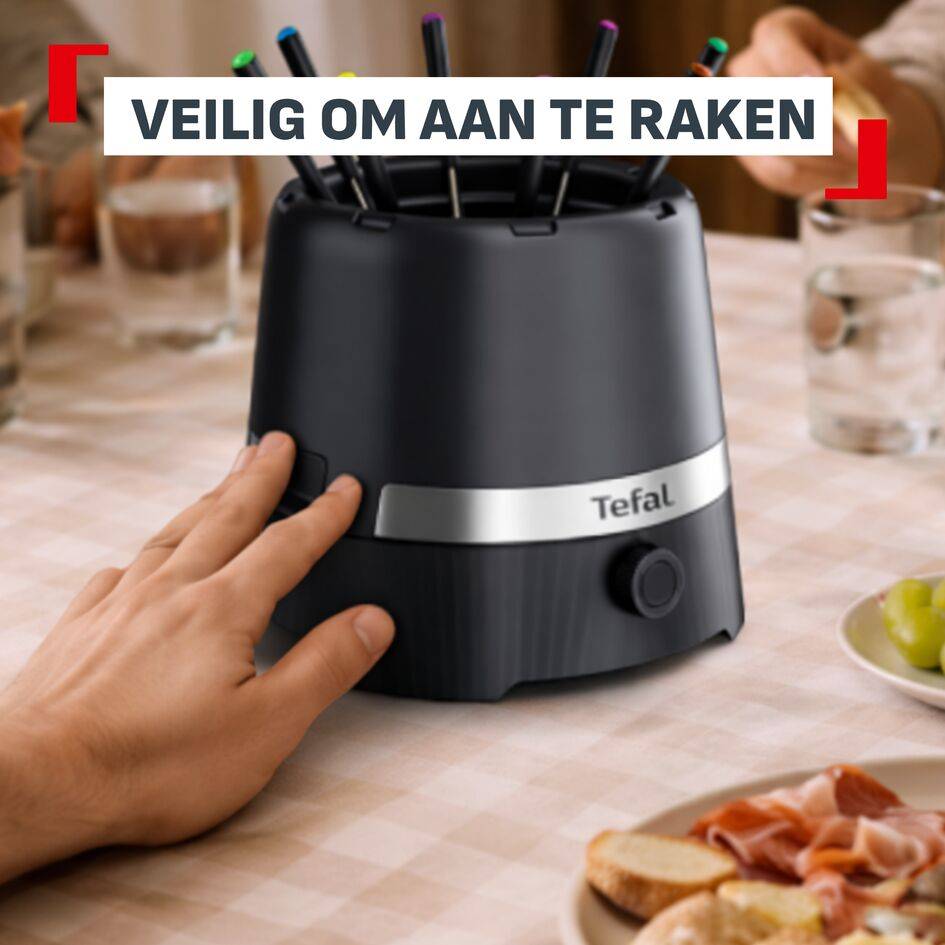 ThermoRespect EF2758 Fondue - 8 personen - cool-touch - instelbare thermostaat