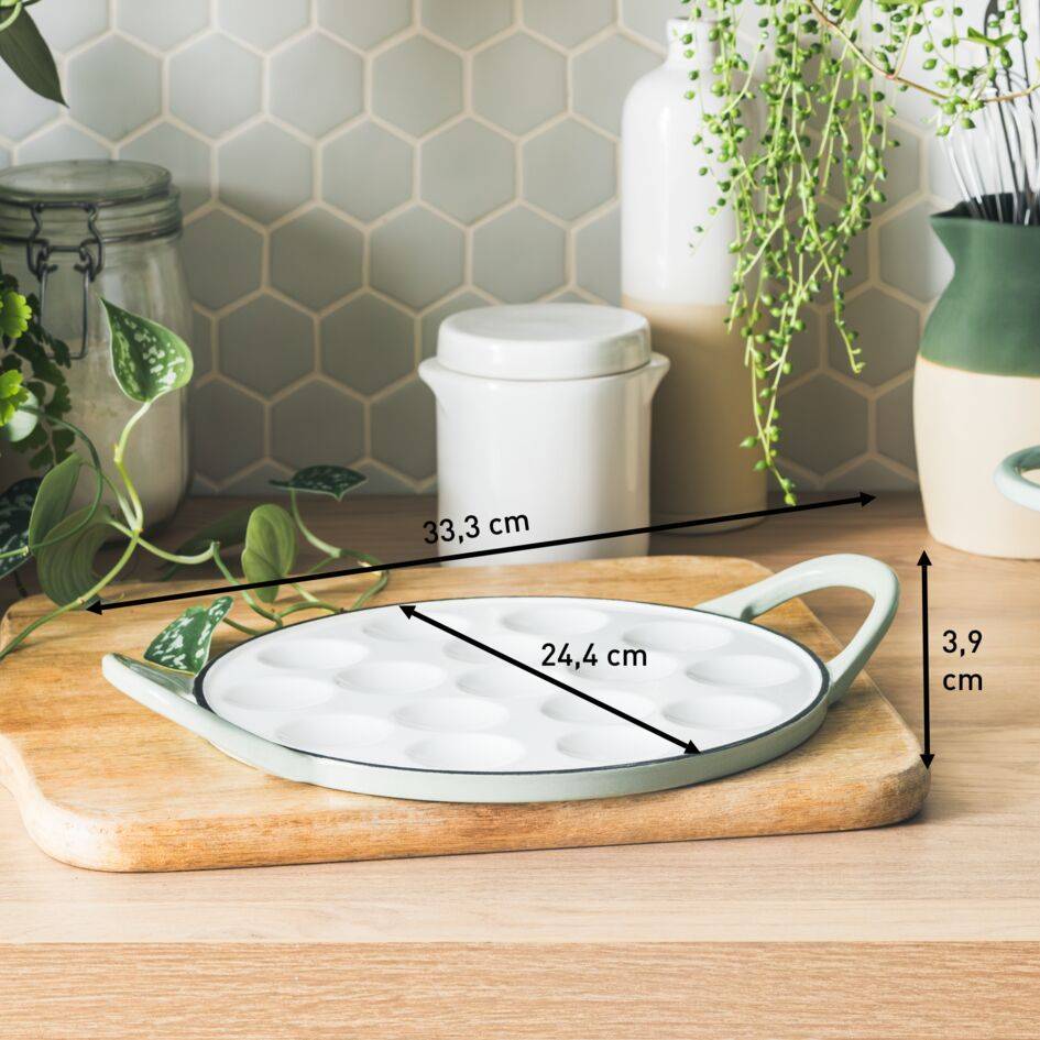 LOV poffertjespan groen 24 cm - inductie