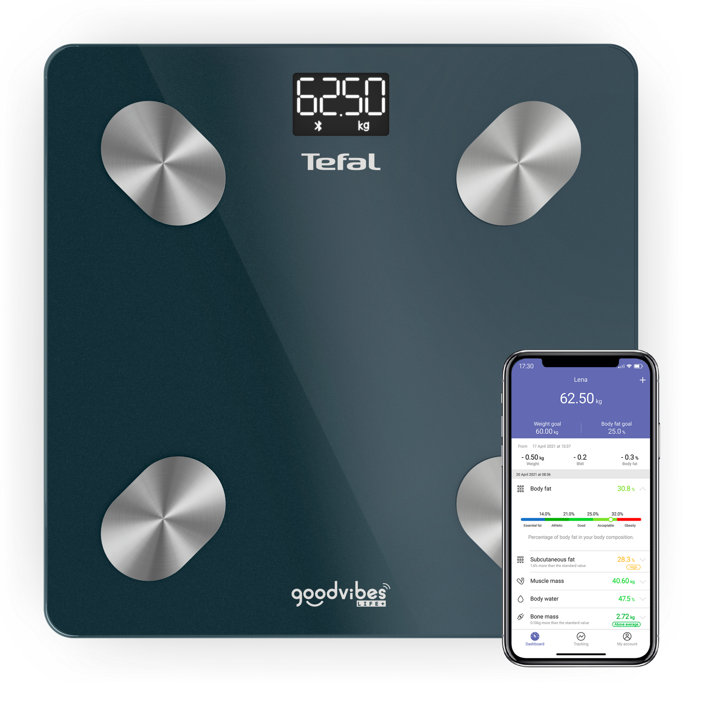 Goodvibes Life + BM9620 Personenweegschaal