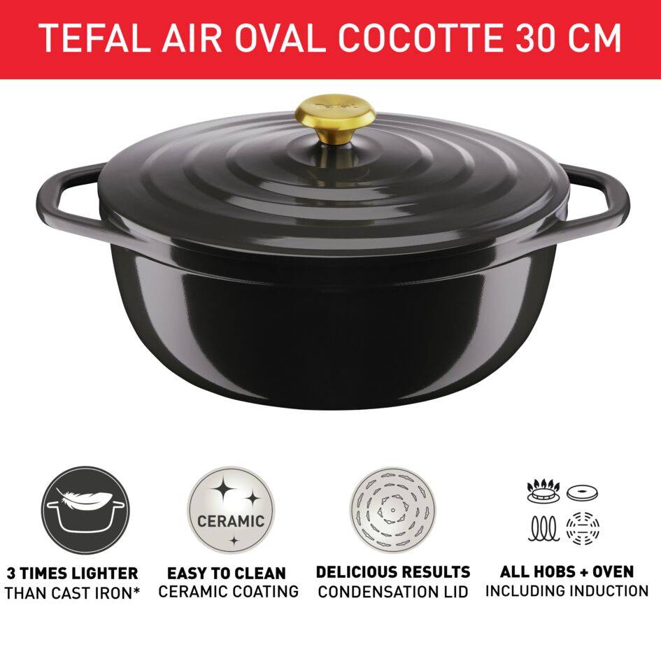 Air ovale braadpan 5,7 L - inductie