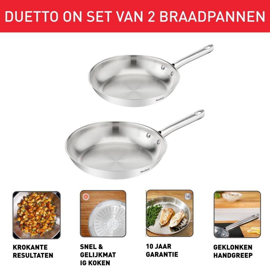 Duetto On 3-delige pannenset-inductie