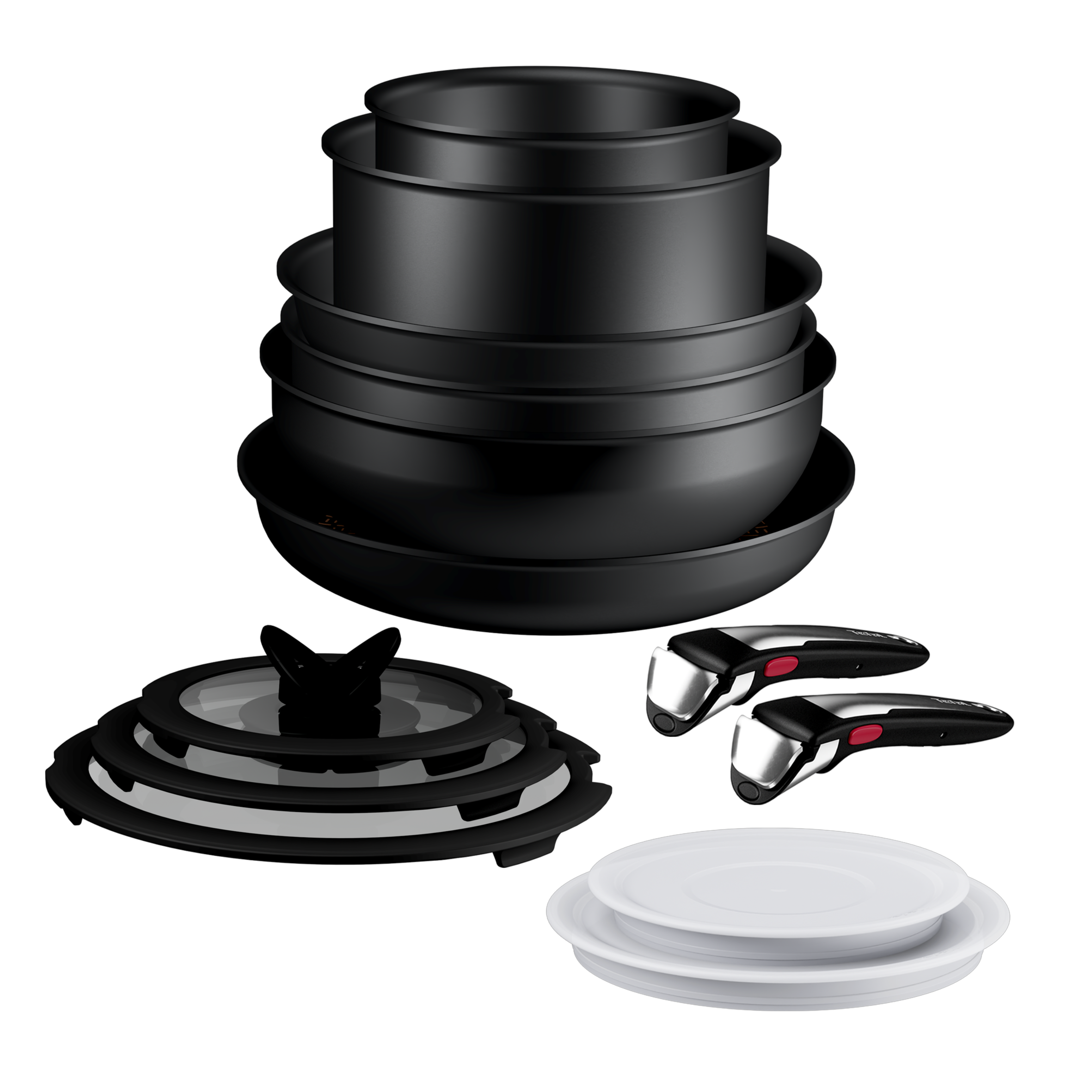 Ingenio Excellence+ 13-delige pannenset - stapelbaar - Fusion Core - inductie