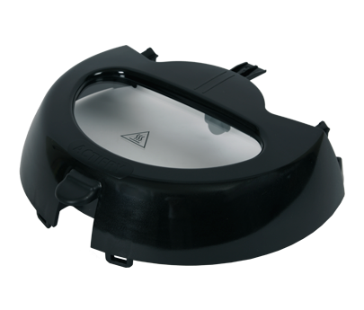 Zwart deksel met veer SS-1530000676