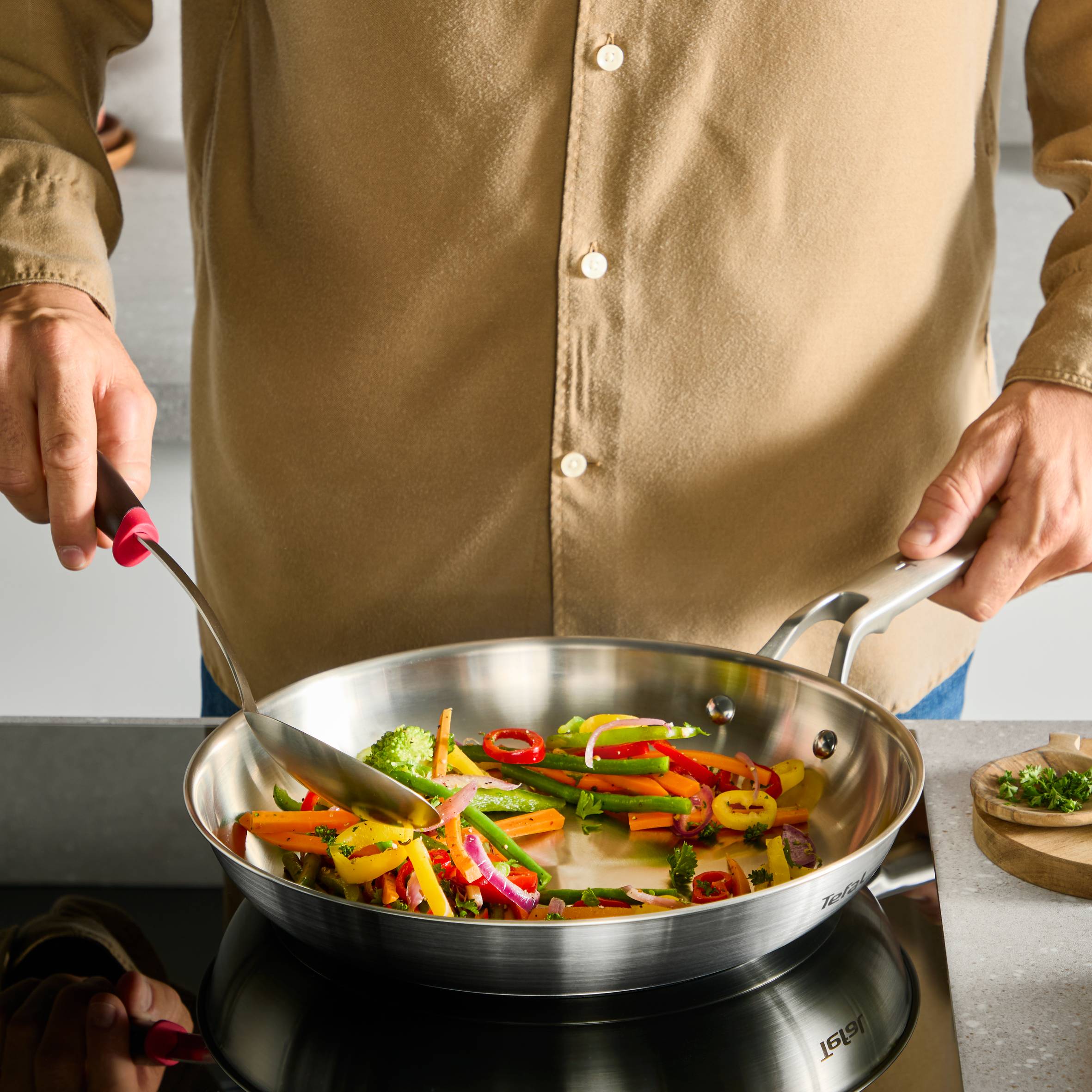 Extreme koekenpan zonder coating 24 cm - inductie