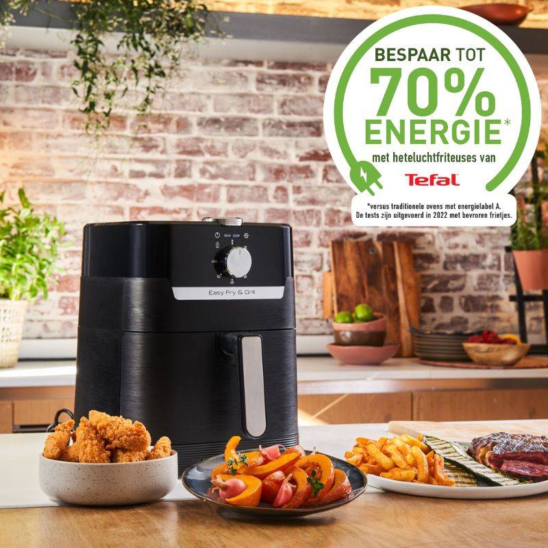 Easy Fry & Grill XL EY5018 Air fryer 2in1 - 8 programma's - 4,6 L
