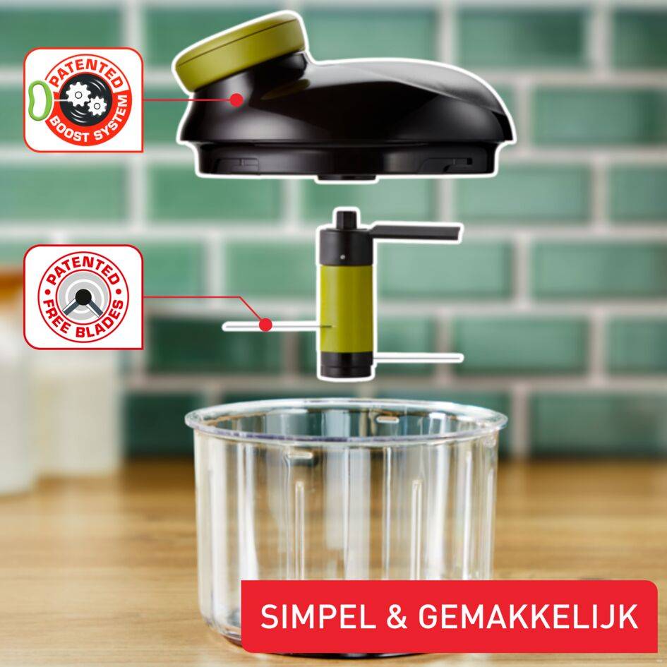 5 second Chopper K1320404 hakmolen 900 ml