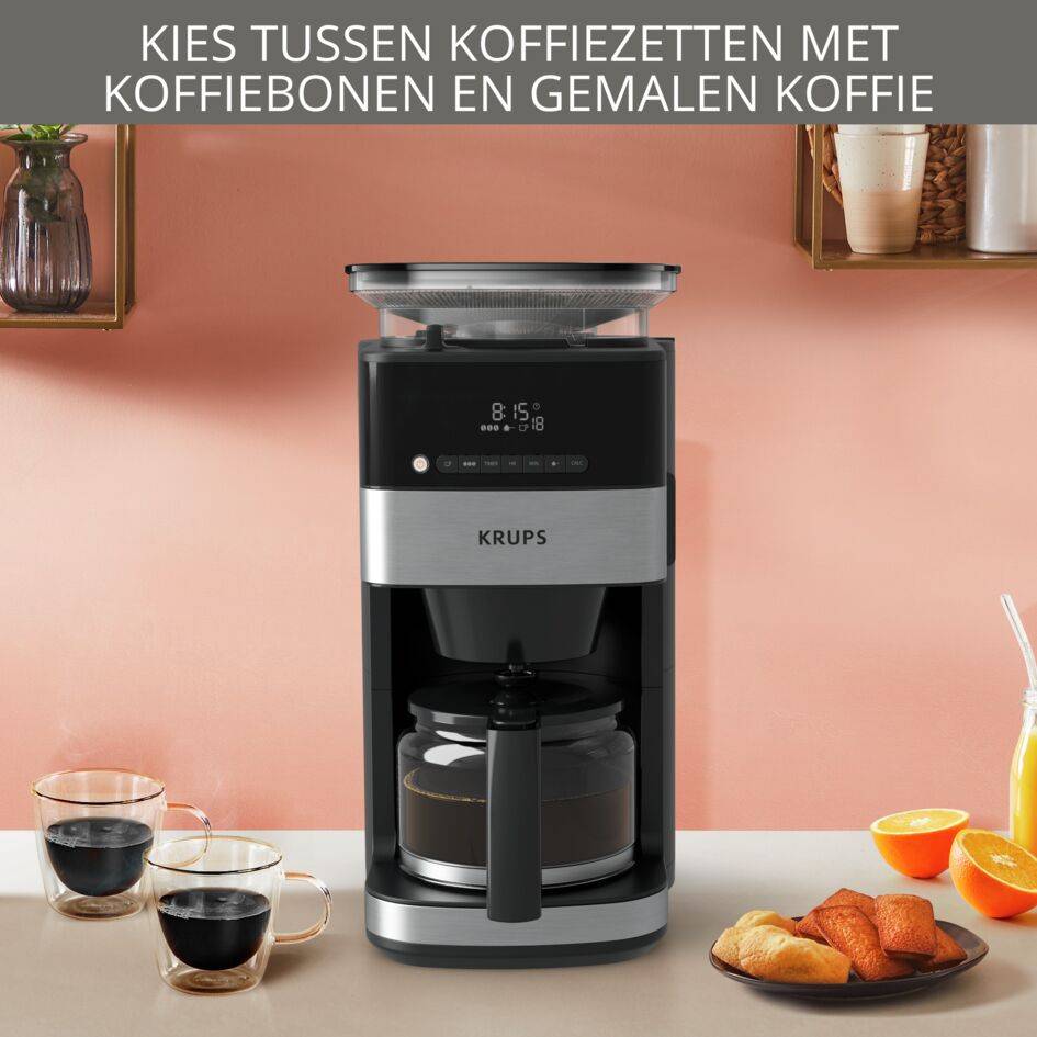 Grind en Brew KM8328 koffiezetapparaat met koffiemolen