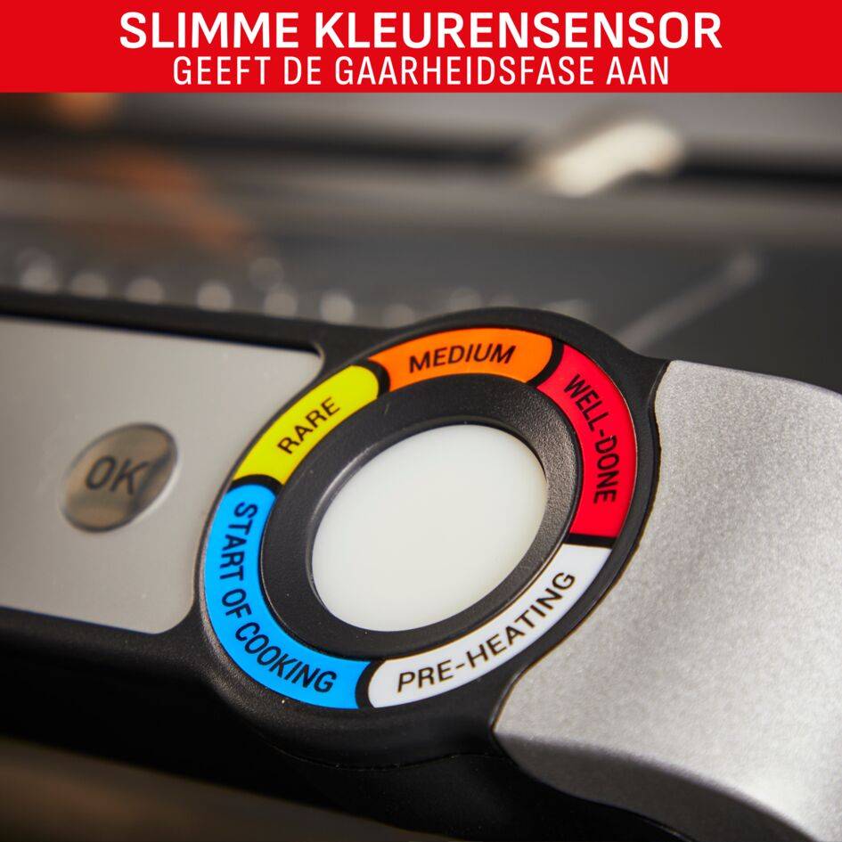 OptiGrill+ XL GC728D intelligente grill met tang