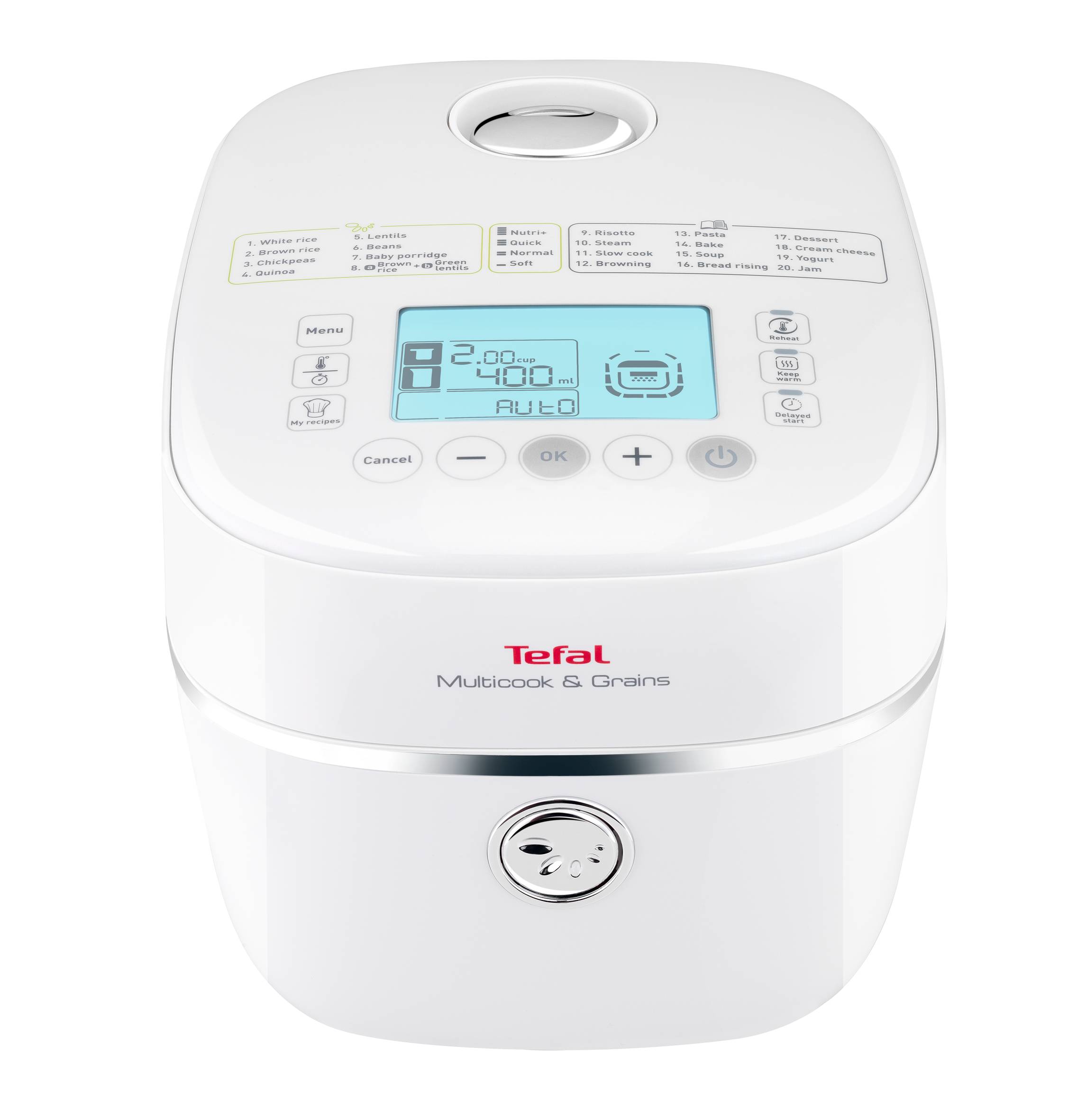 Multicook & Grains rijst- en multicooker RK9001 