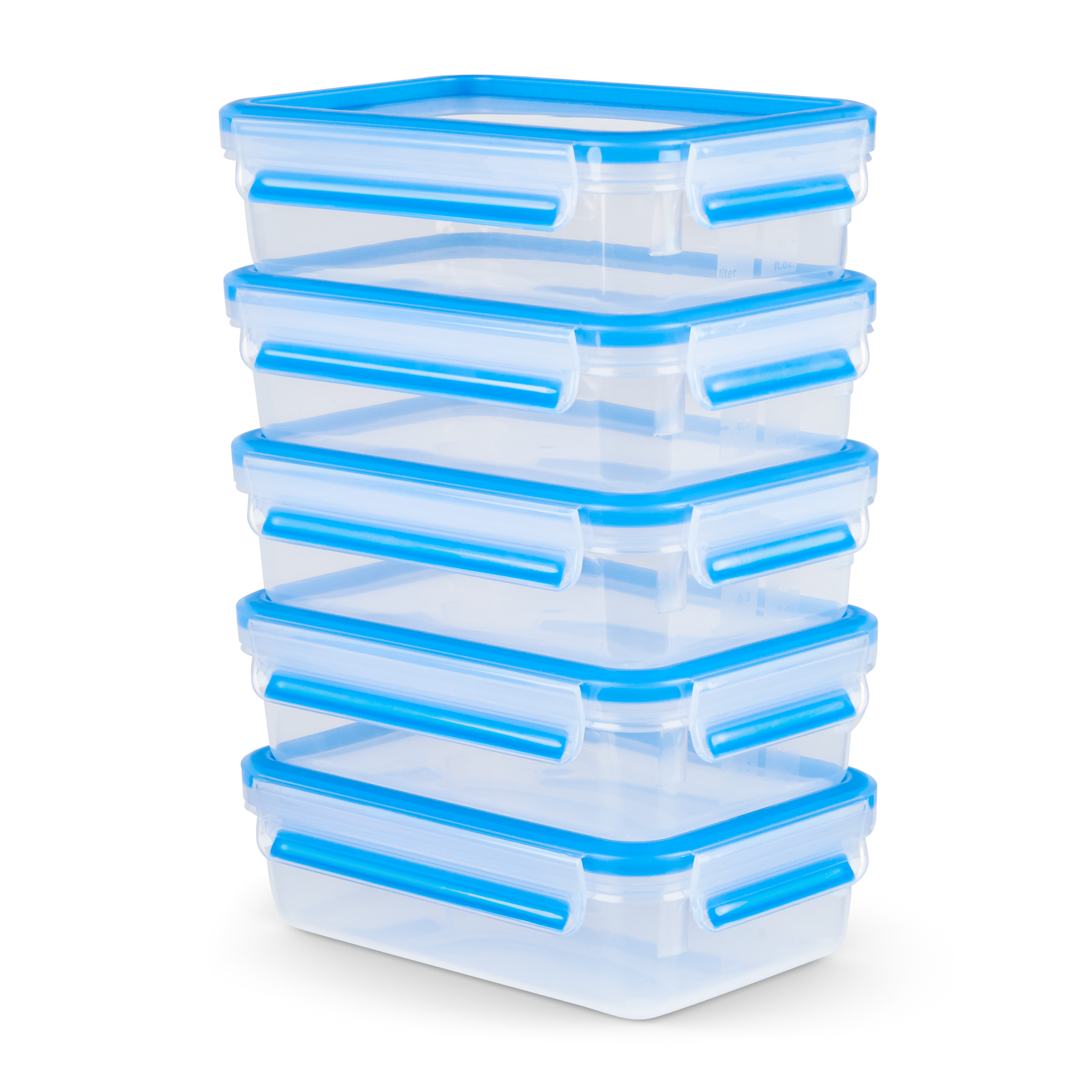 MasterSeal Fresh N1030710 Mealprep Set rechthoekig (5 x 0,8L)