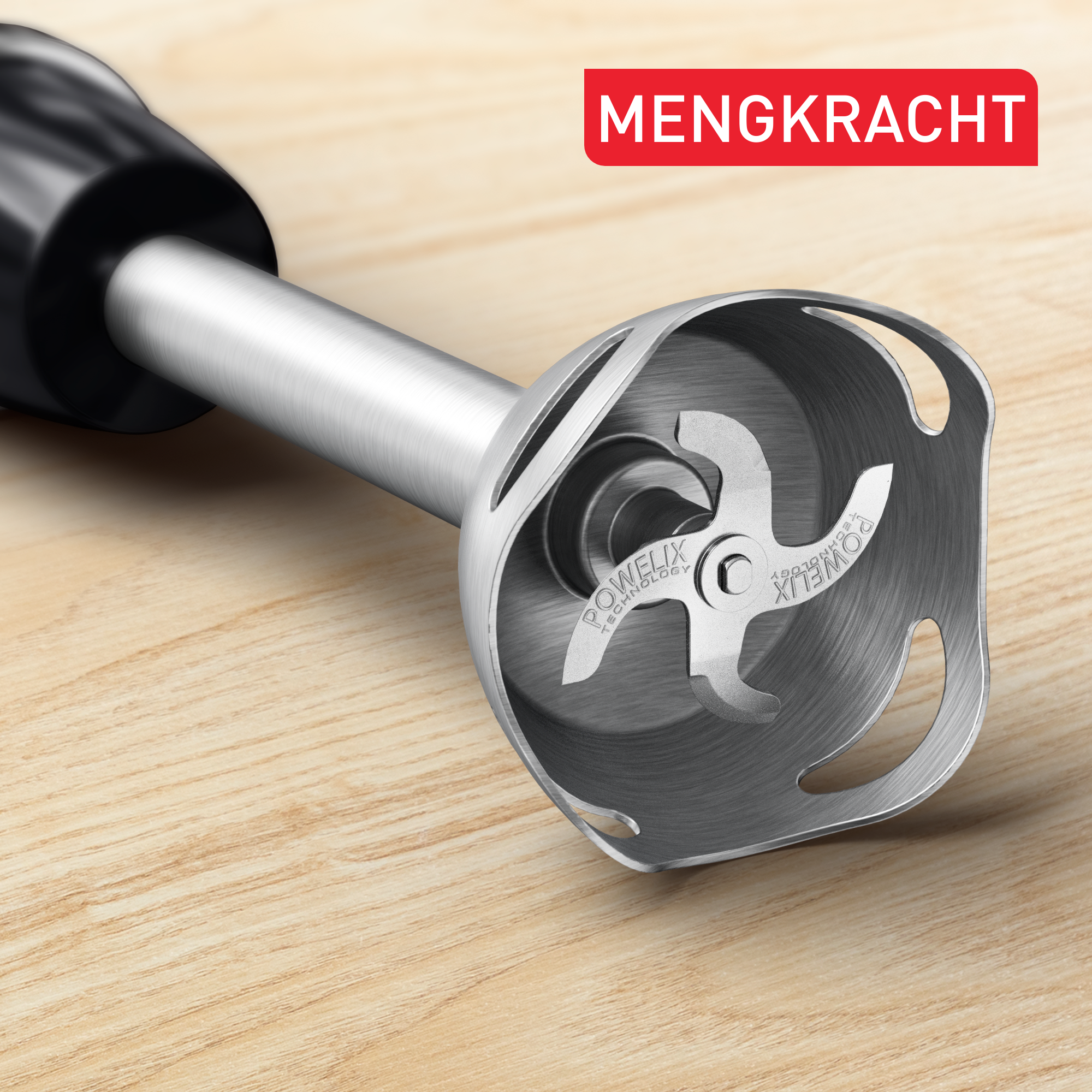 Quickchef+, staafmixer, Powelix Blades-technologie voor snel mixen