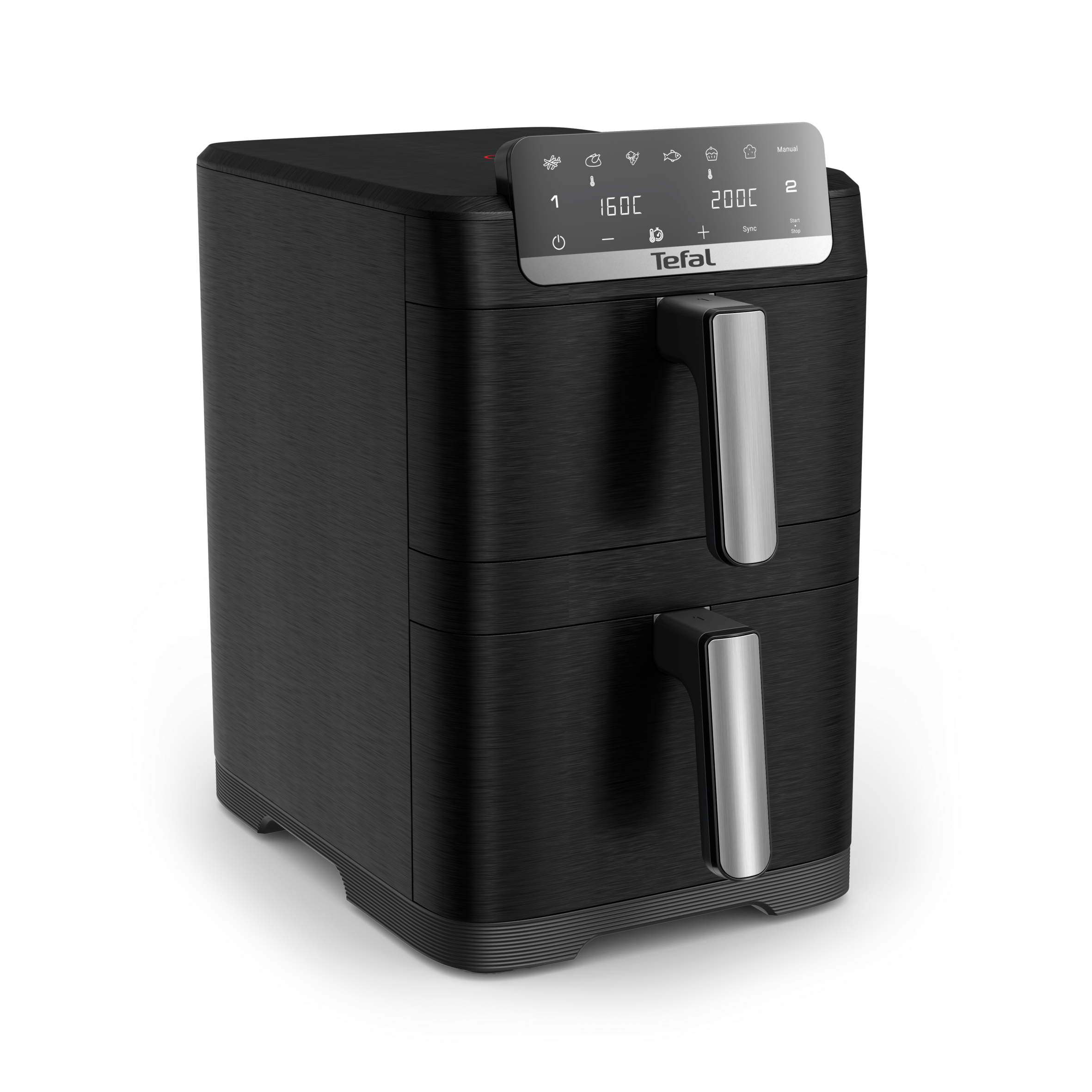 Easy Fry Crispy Stack EY7528 10L dubbele air fryer