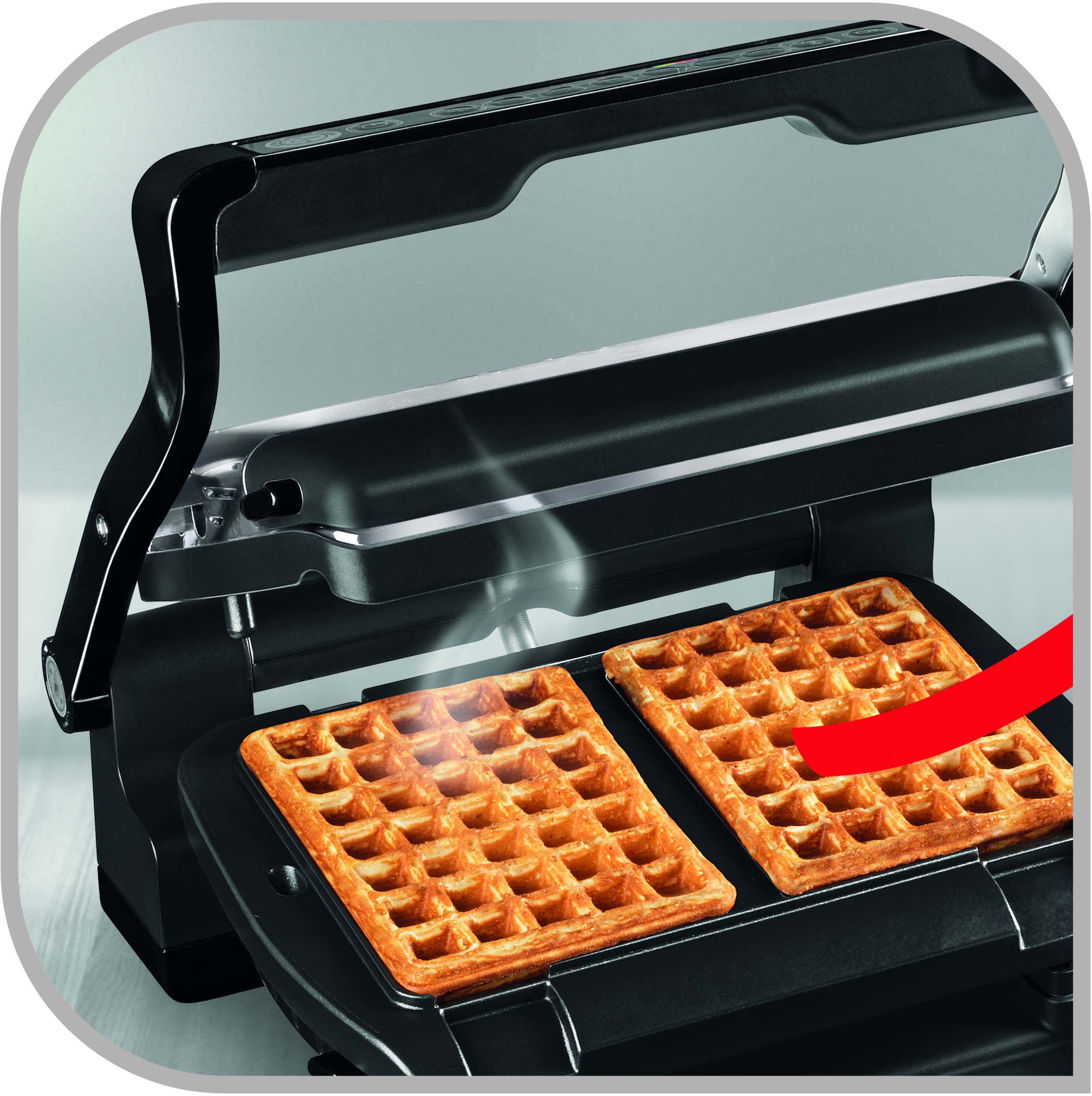 Optigrill wafel accessoire XA7248 Wafelijzerplaten en pollepel