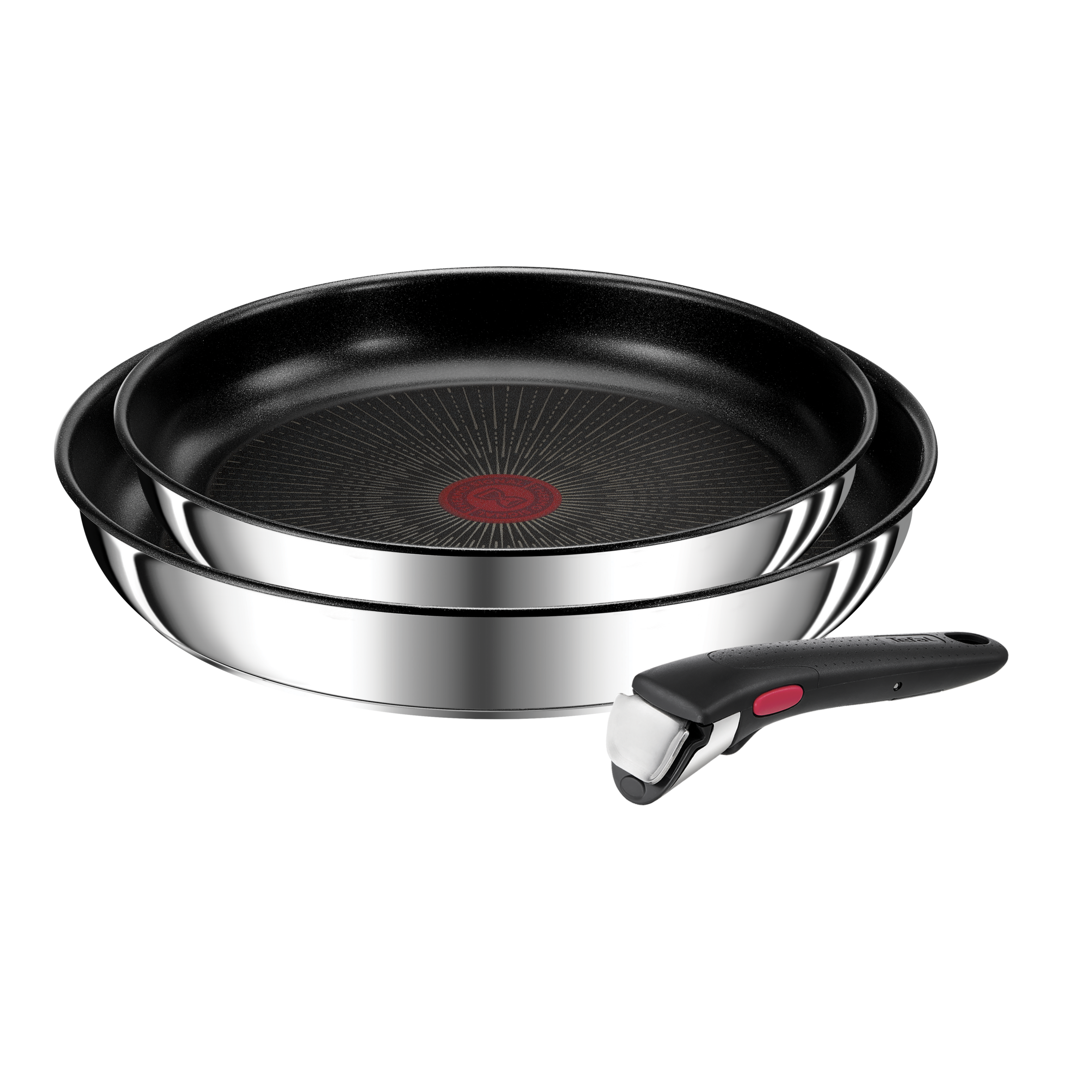 Ingenio Preference 3-delige set (koekenpan 22/26 cm + handgreep) - inductie