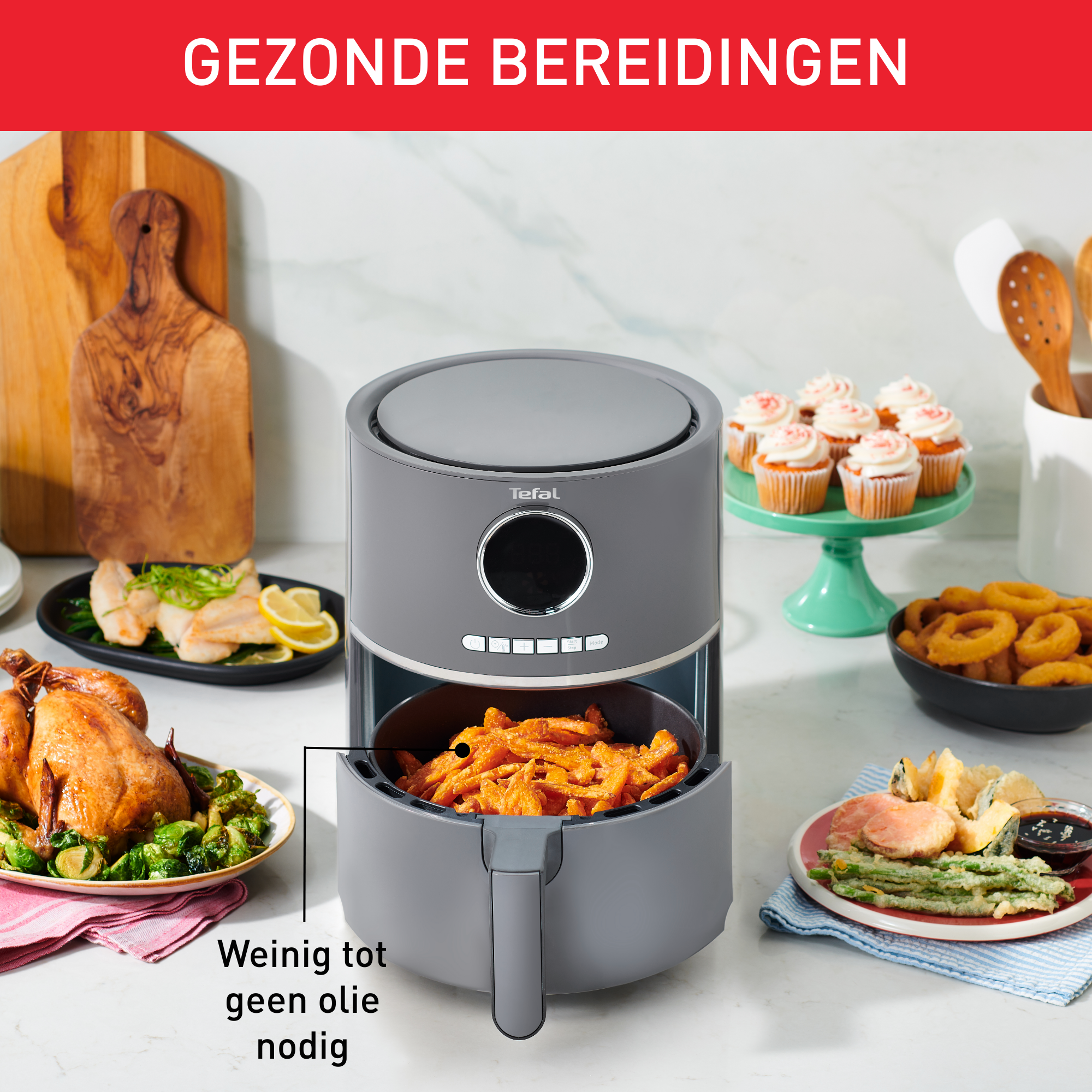 Ultra Fry EY111B 4,2L heteluchtfriteuse