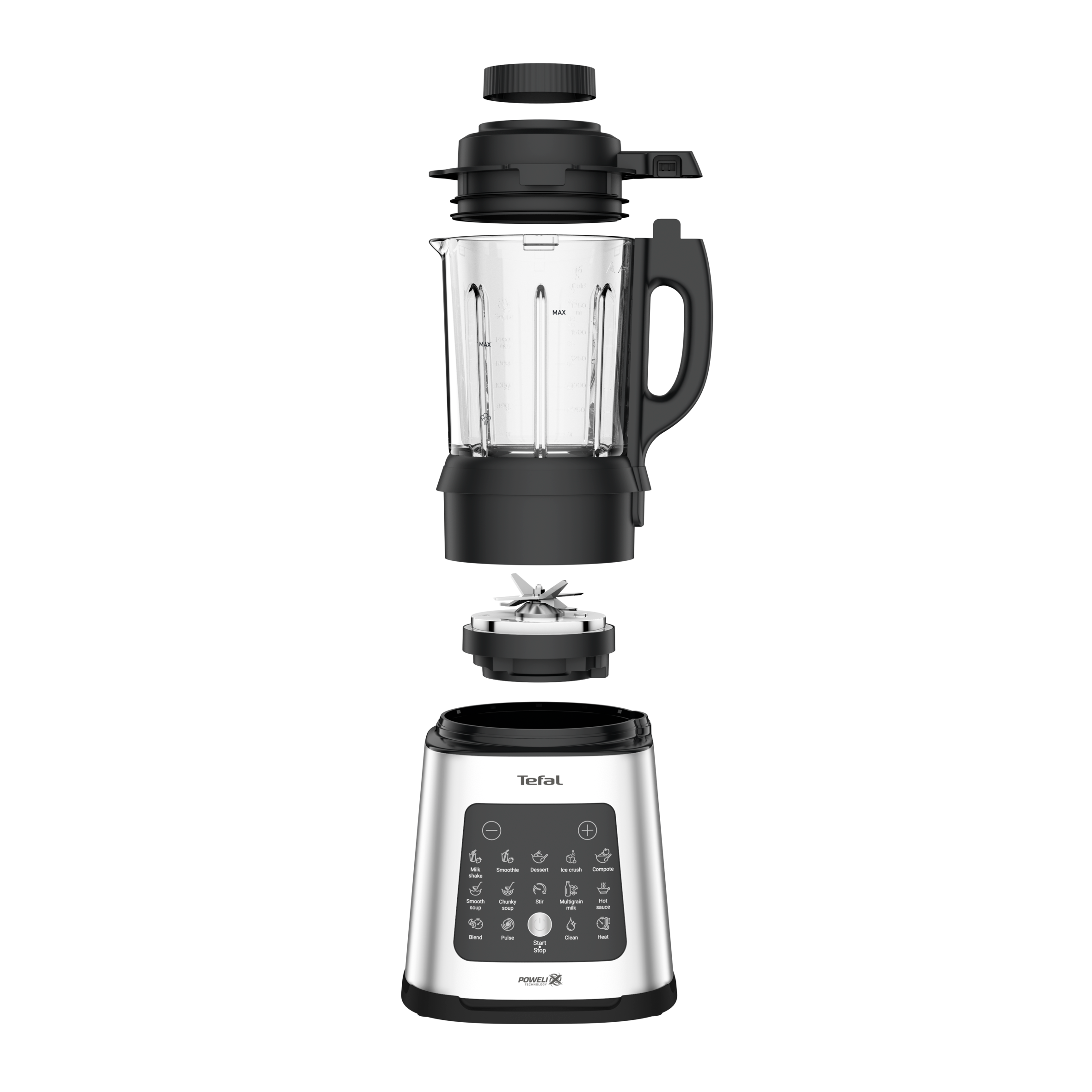 Perfectmix Cook BL83SD high speed blender incl. stoommandje