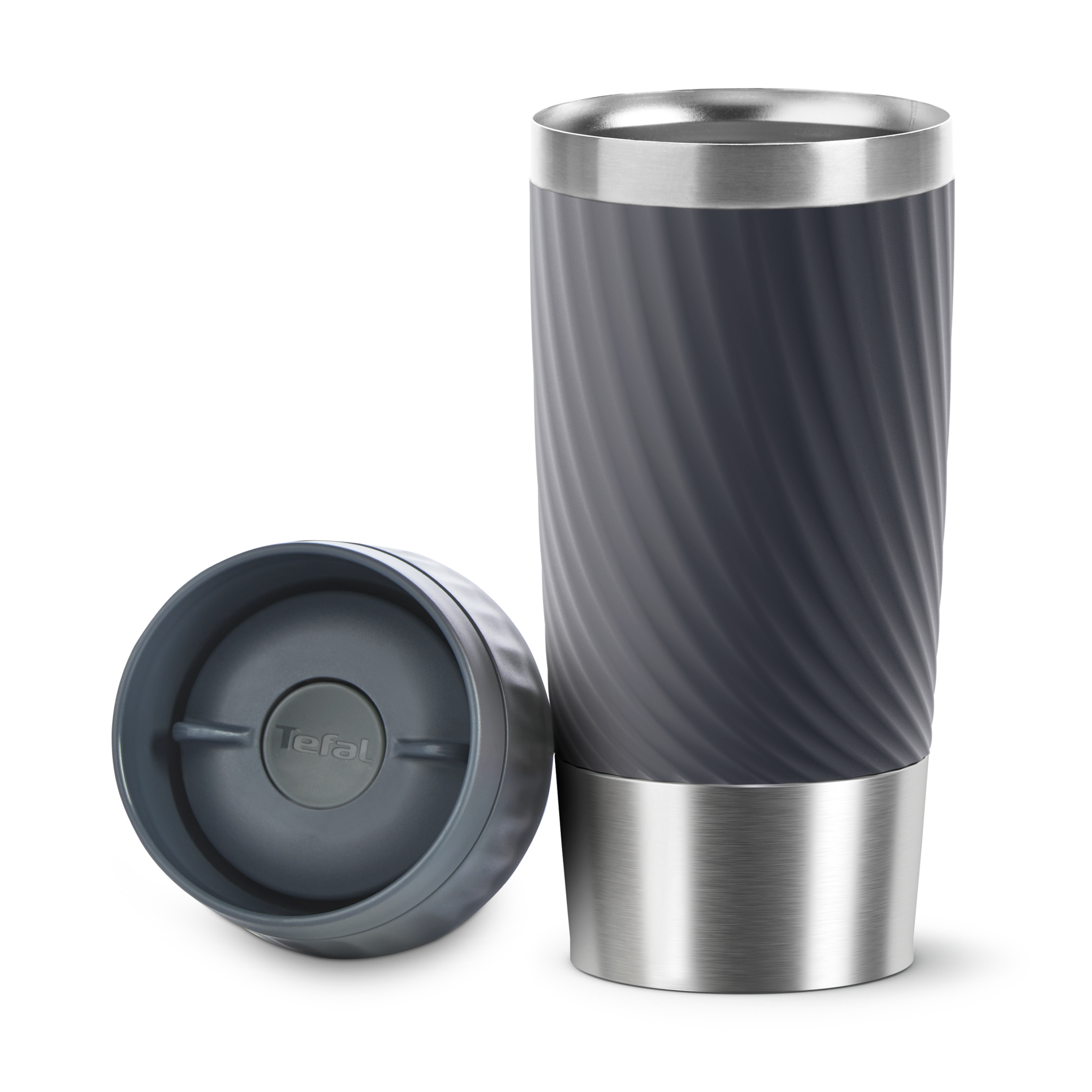 Travel Mug Easy Twist N2011510 RVS/Antraciet 0.36L