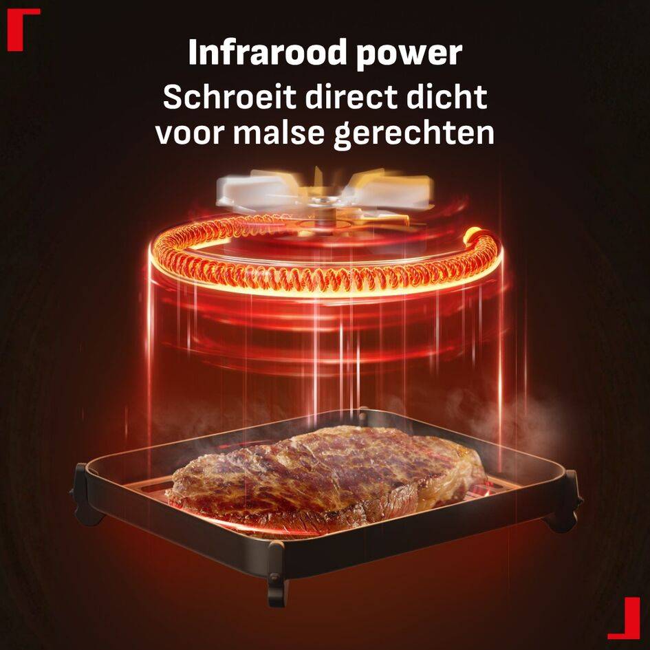 Easy Fry Infrared EY832H Air fryer met infraroodtechnologie - 7 programma's - 7 L