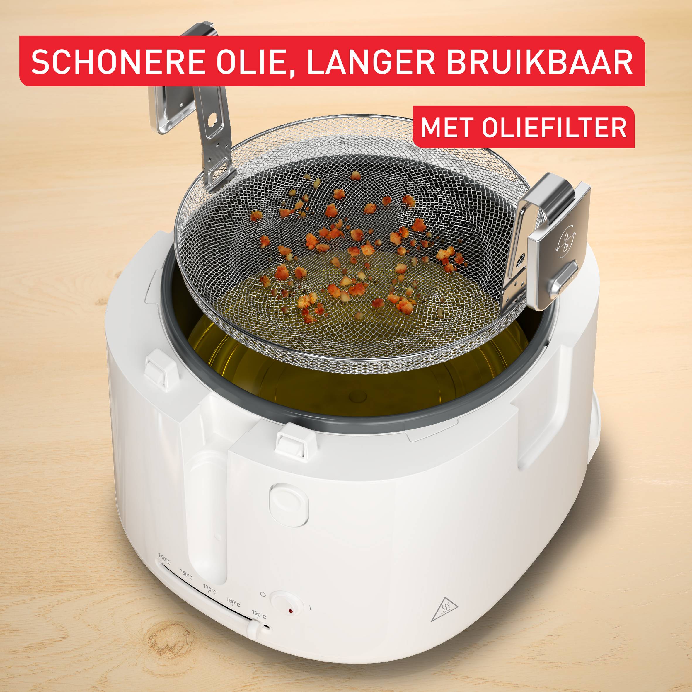 Filtra Vision FF2541 friteuse met extra groot kijkvenster
