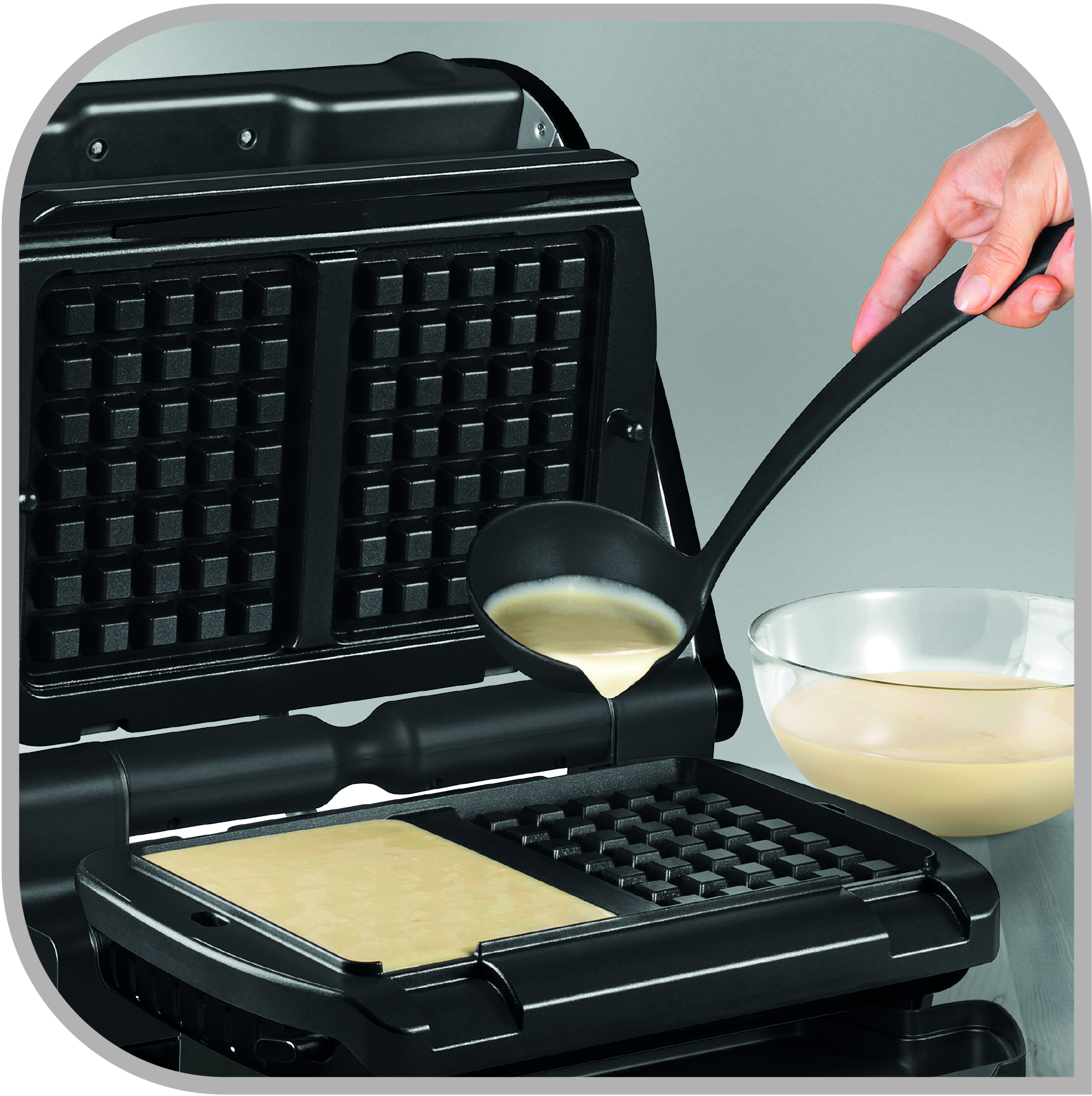 Optigrill wafel accessoire XA7248 Wafelijzerplaten en pollepel