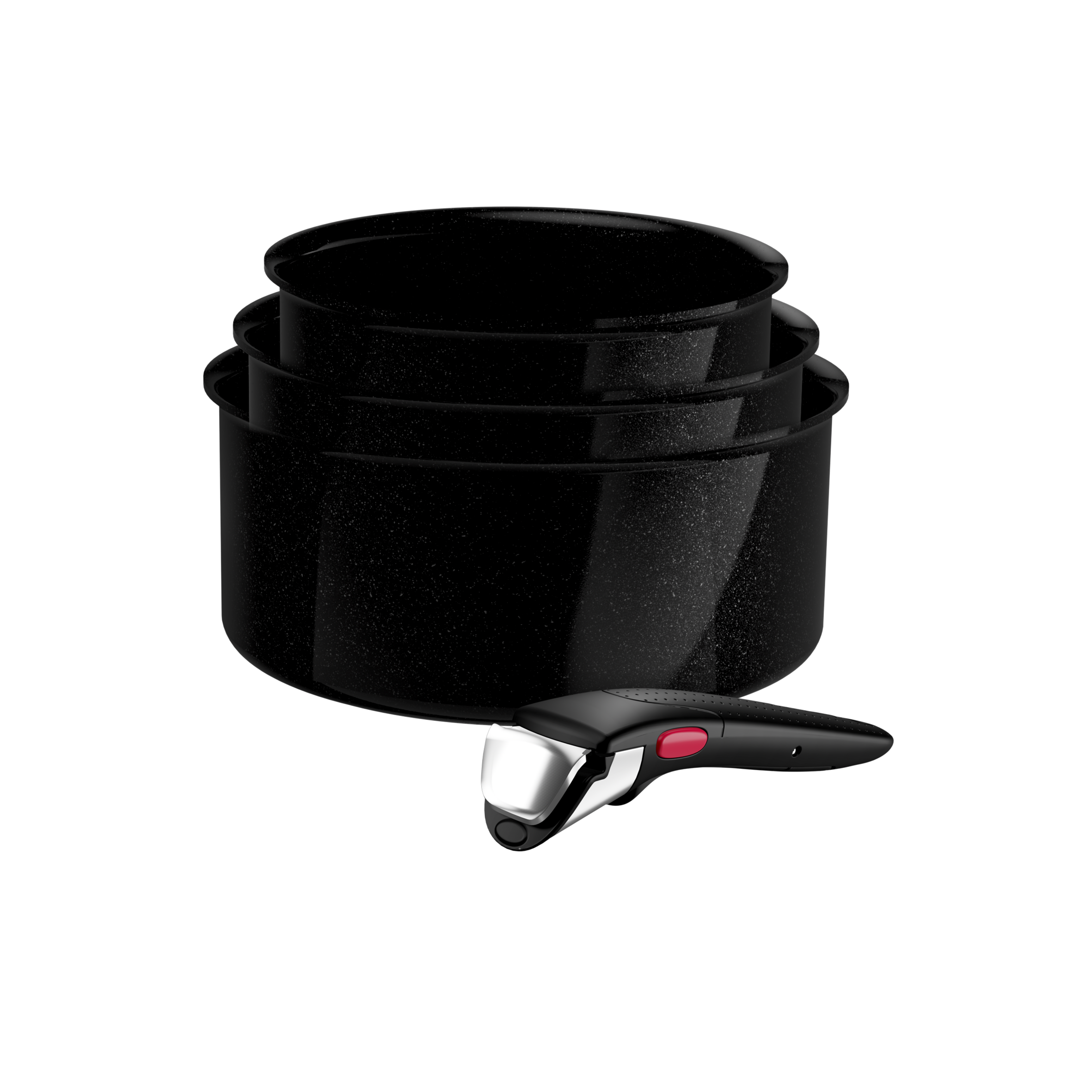 Ingenio Excellence Ceram keramische 4-delige pannenset - stapelbaar - Fusion Core - inductie