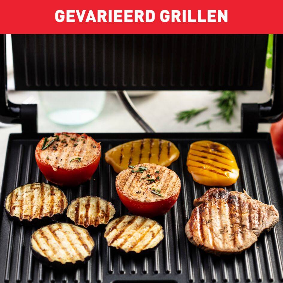 Inicio Adjust GC242D contactgrill met temperatuurregelaar