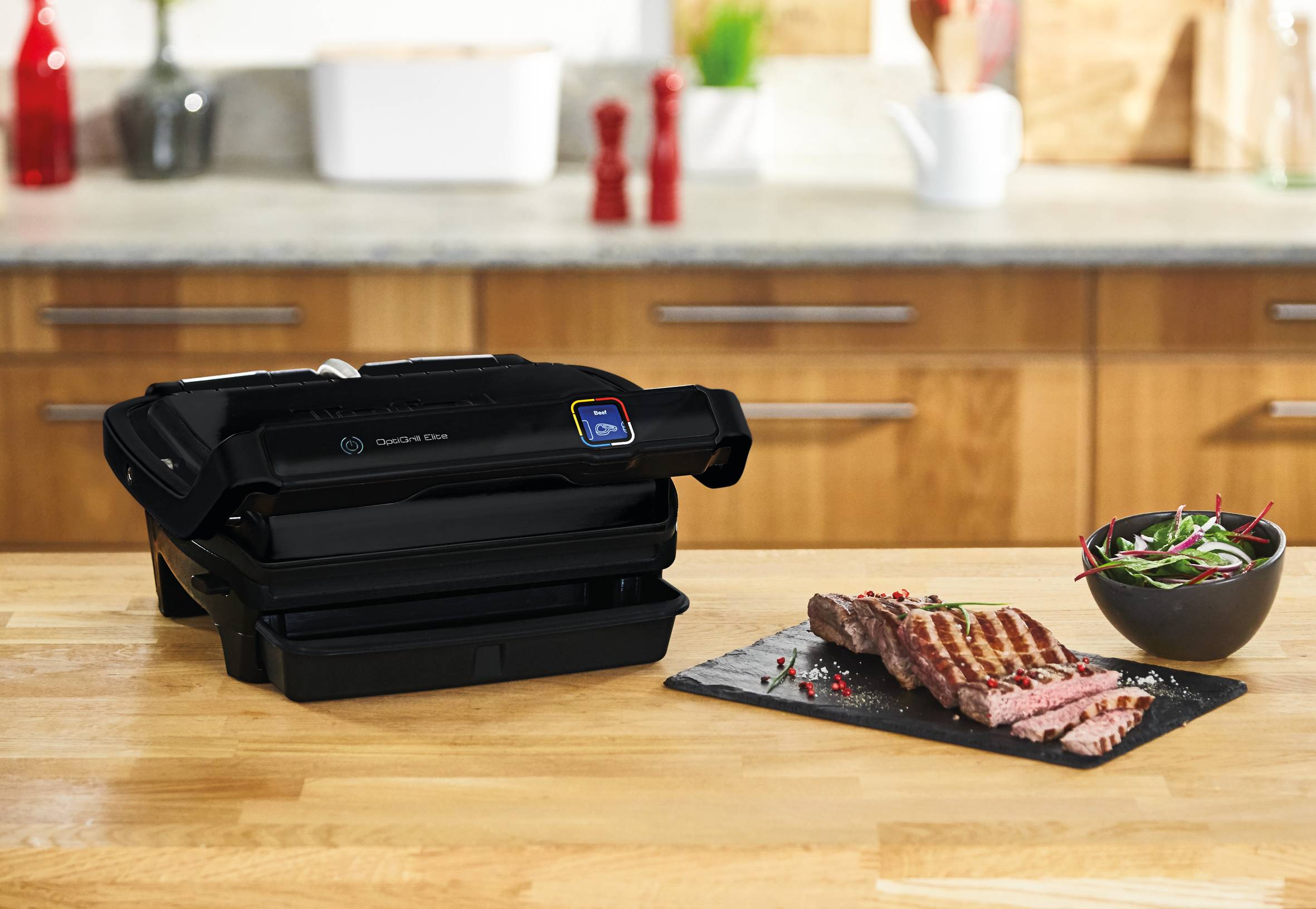 OptiGrill Elite GC7508 intelligente grill met digitale grillassistent