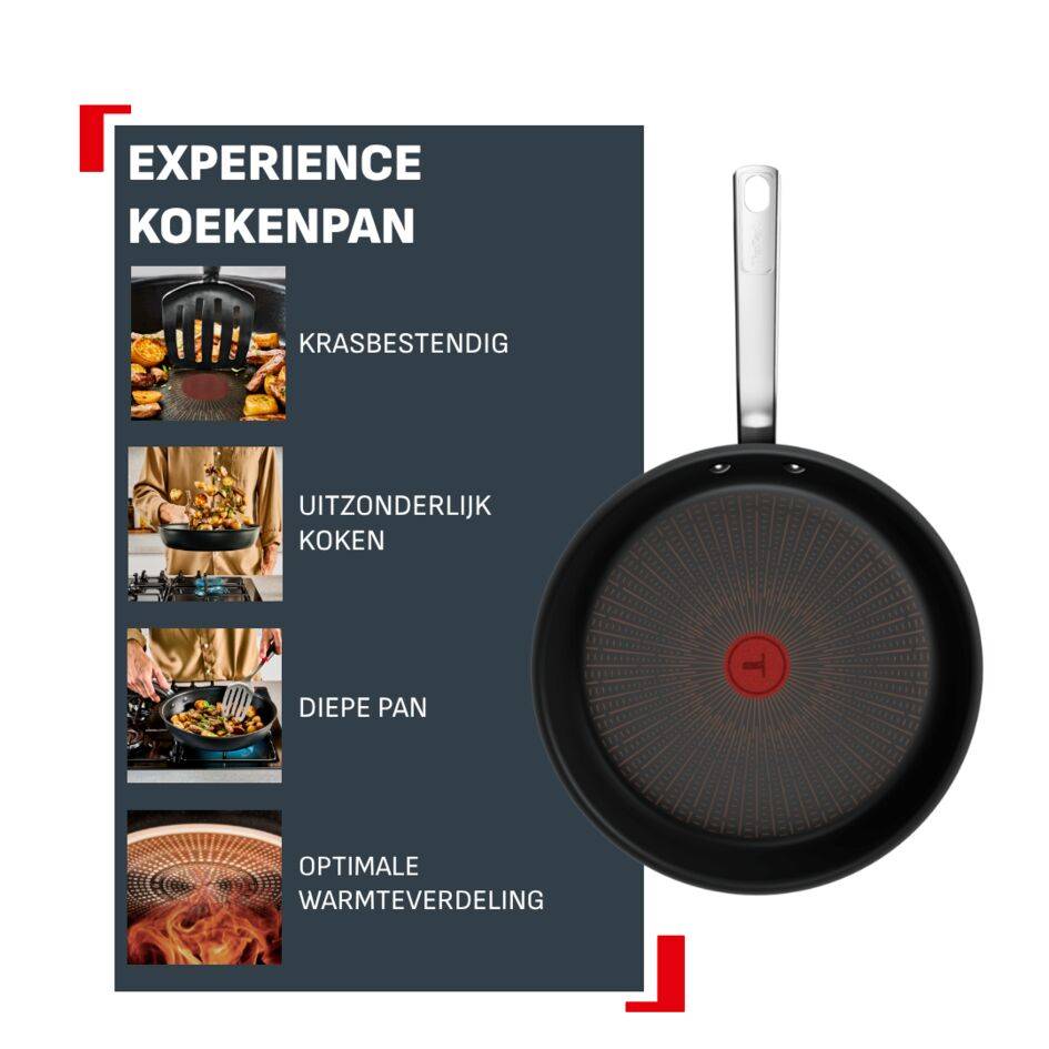 Experience Koekenpan 24 cm - Fusion Core - inductie