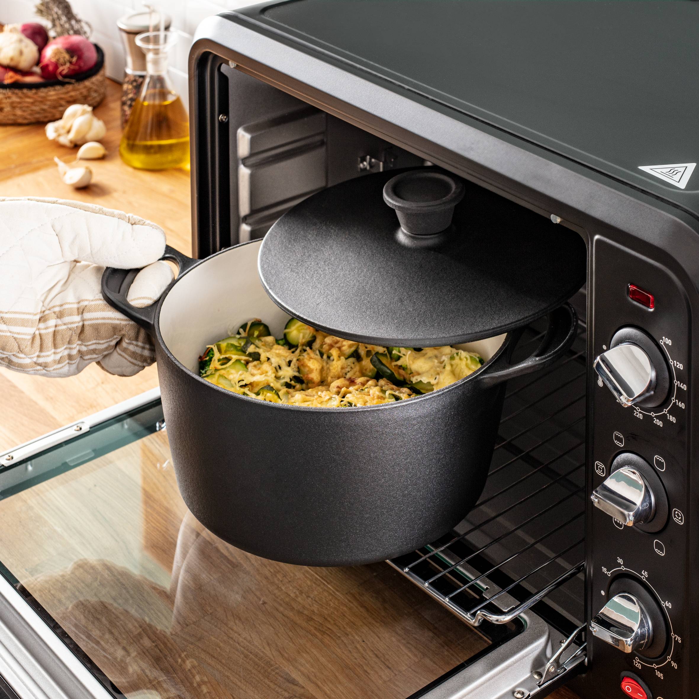 Jamie Oliver Gietijzeren braadpan - 4,6 L - inductie